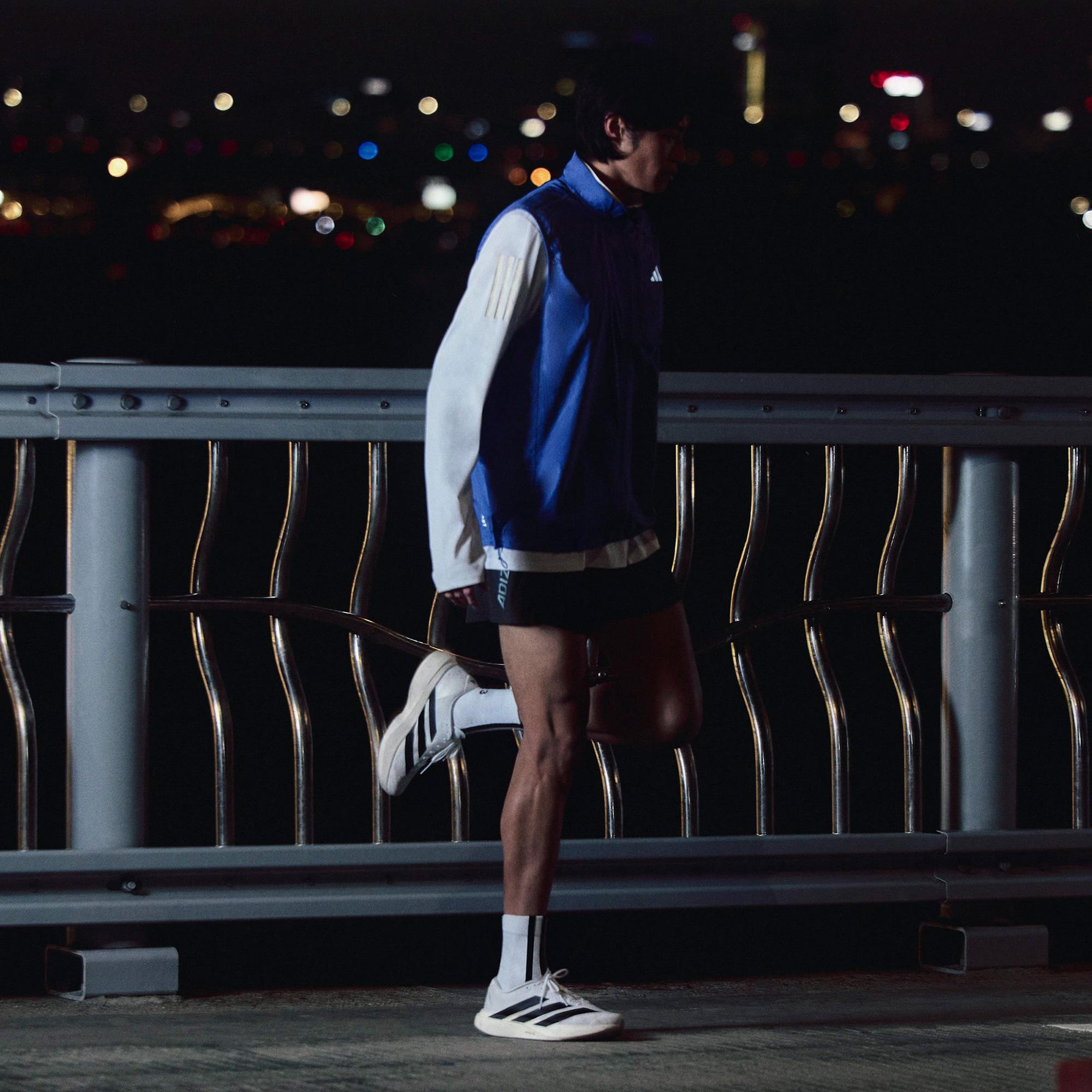 adidas Adizero Evo Sl Erkek Beyaz Koşu Ayakkabısı