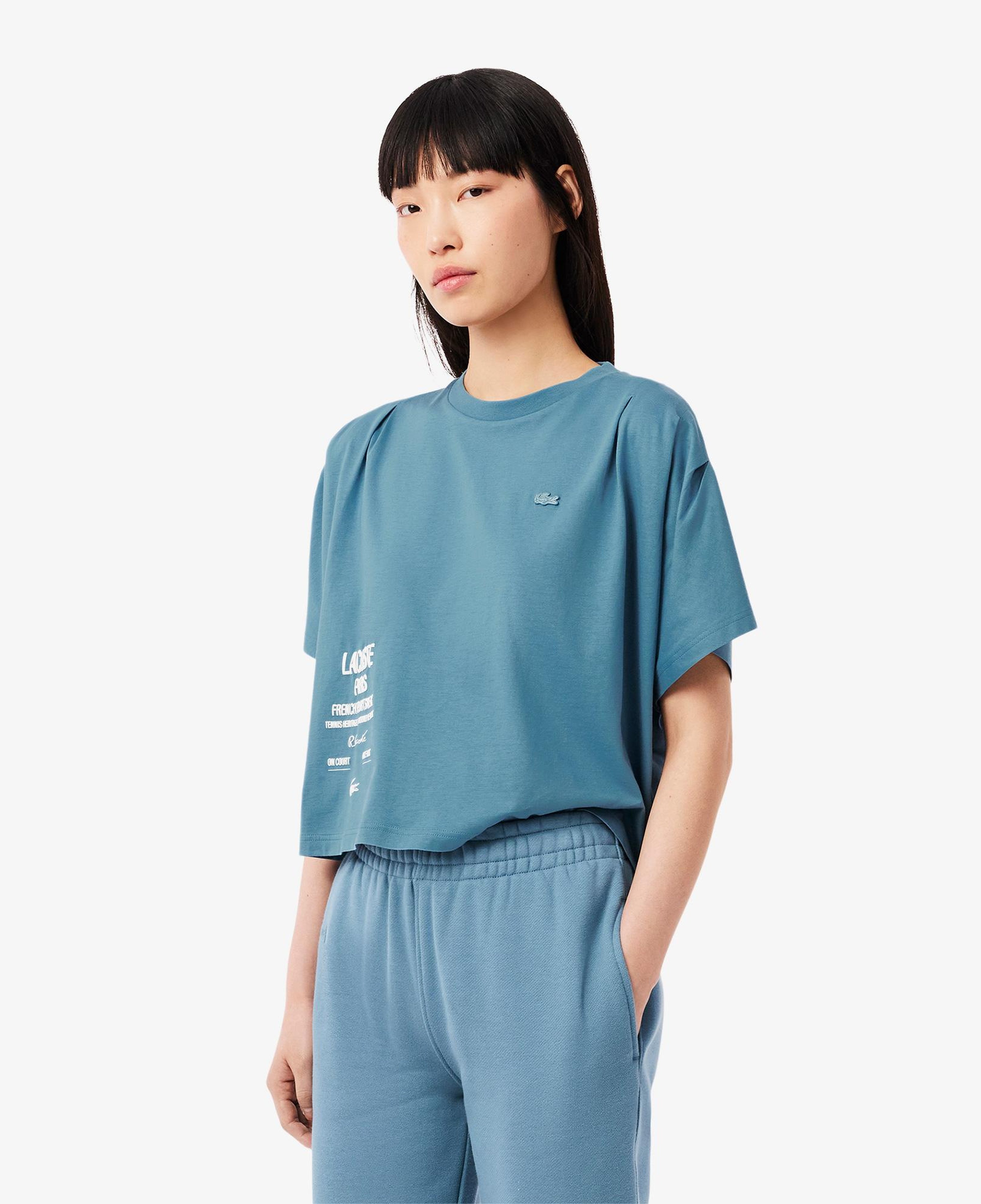 Lacoste Batwing Kadın Mavi T-Shirt