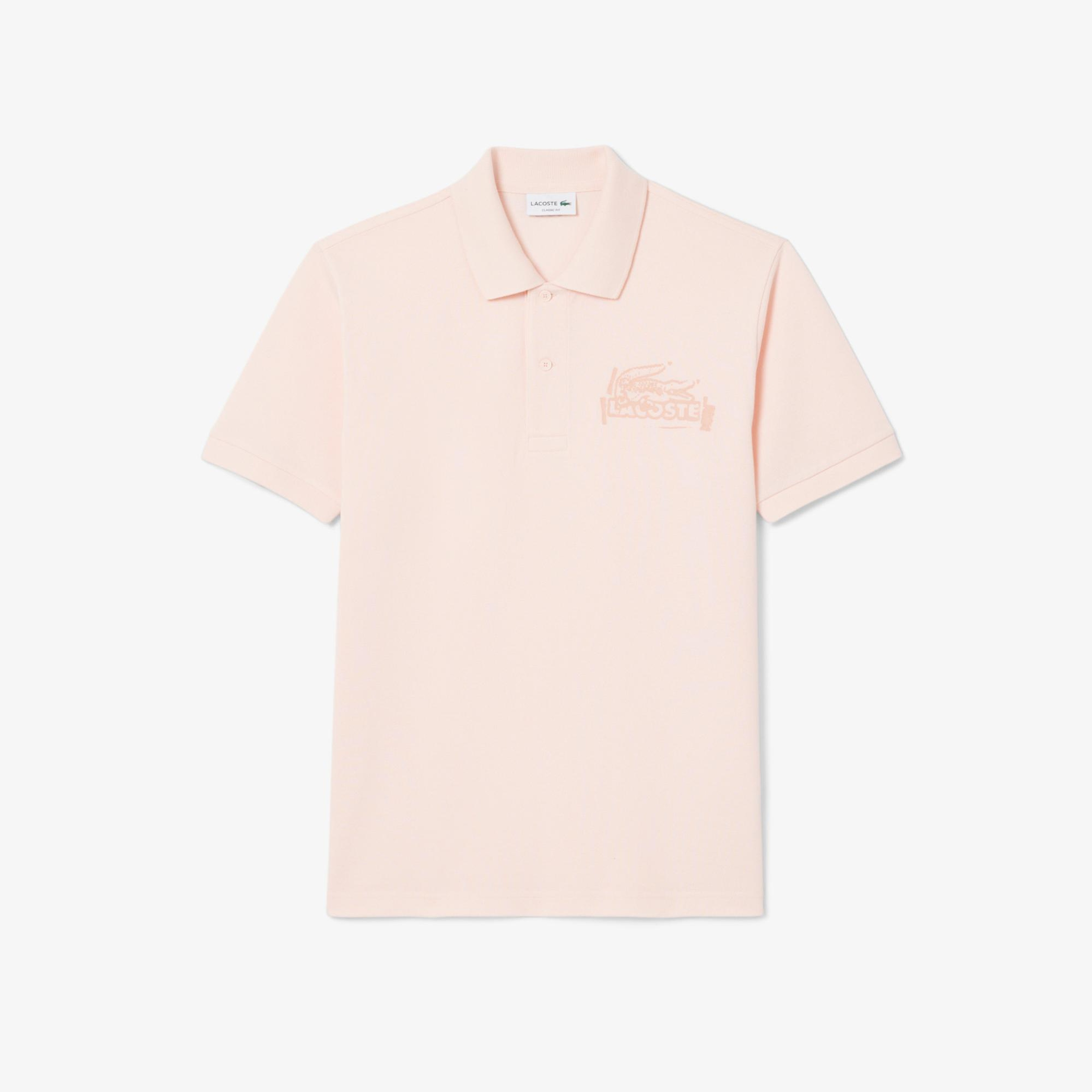 Lacoste L.12.12 Classic Fit Erkek Pembe Polo