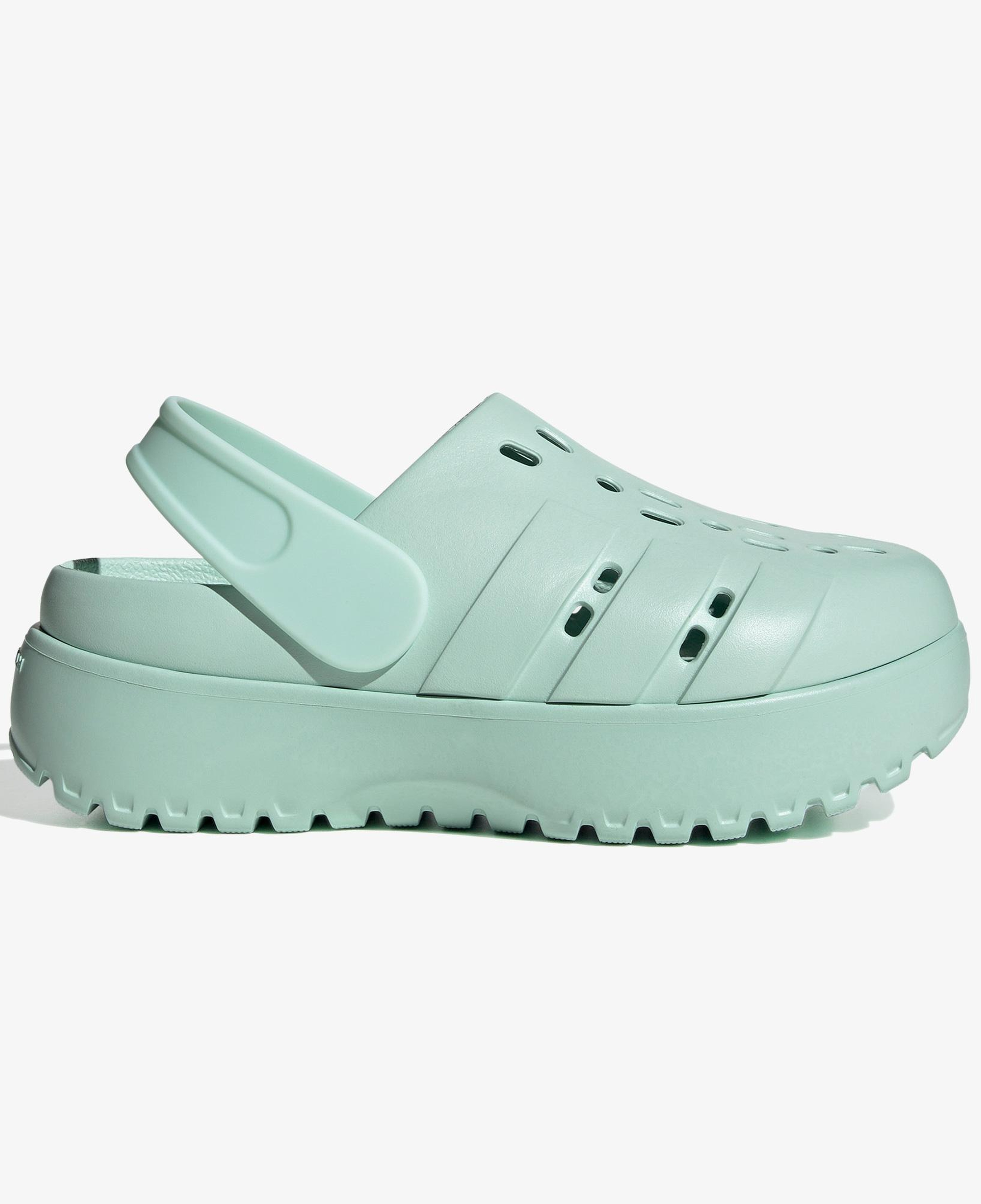 adidas Adilette Clog Platform Kadın Mavi Terlik