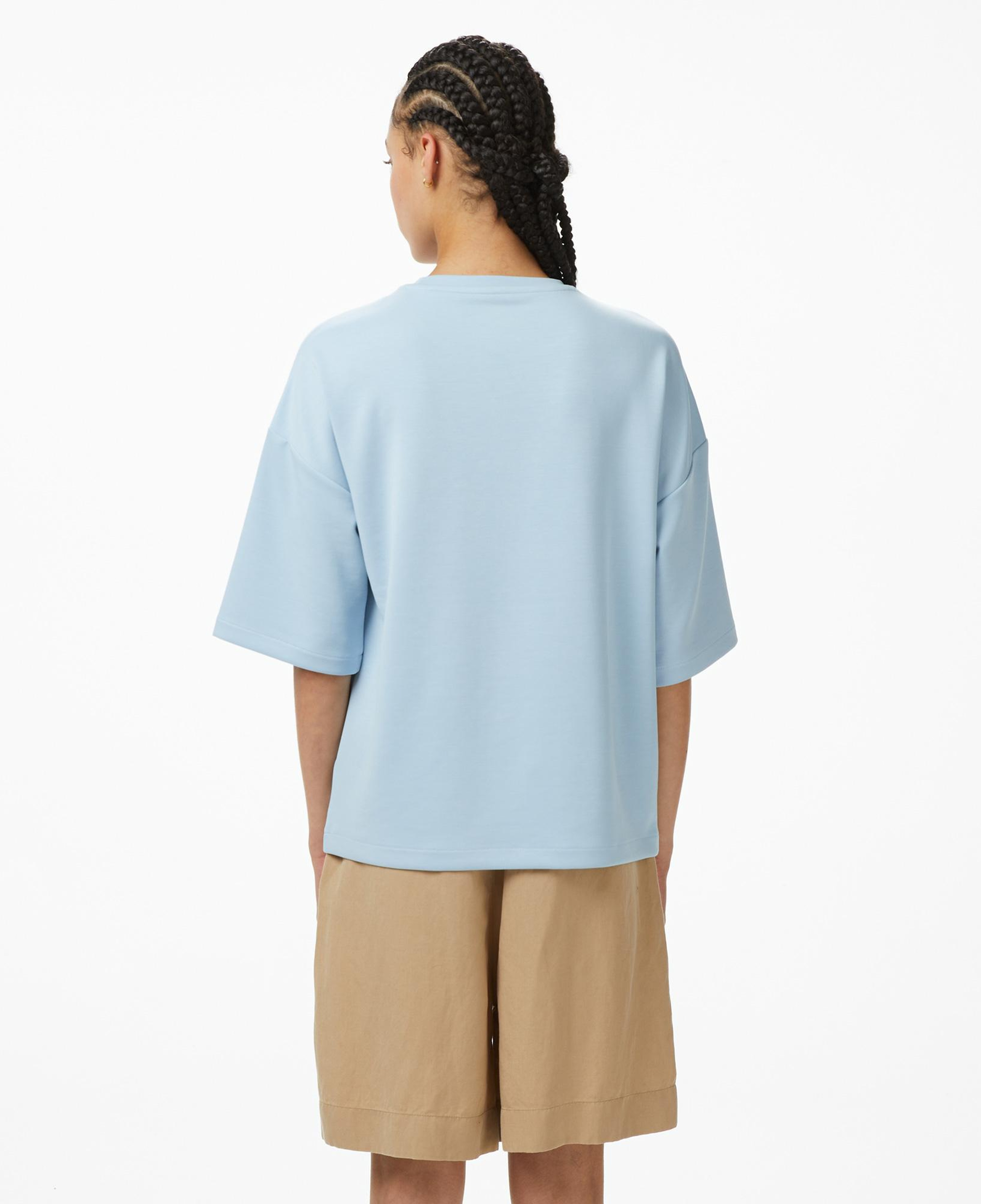 Nautica Kadın Mavi Oversize Fit Kısa Kollu T-Shirt