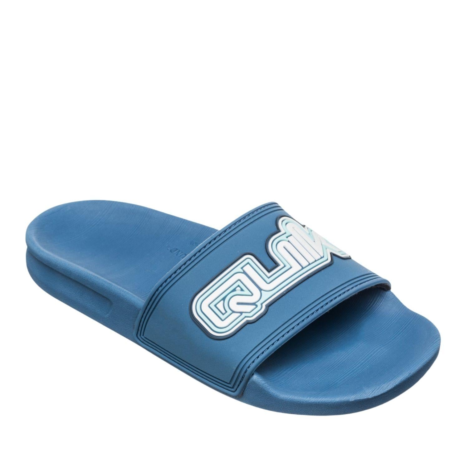 Quiksilver Rivi Wordmark Slide II Youth Erkek Çocuk Mavi Terlik