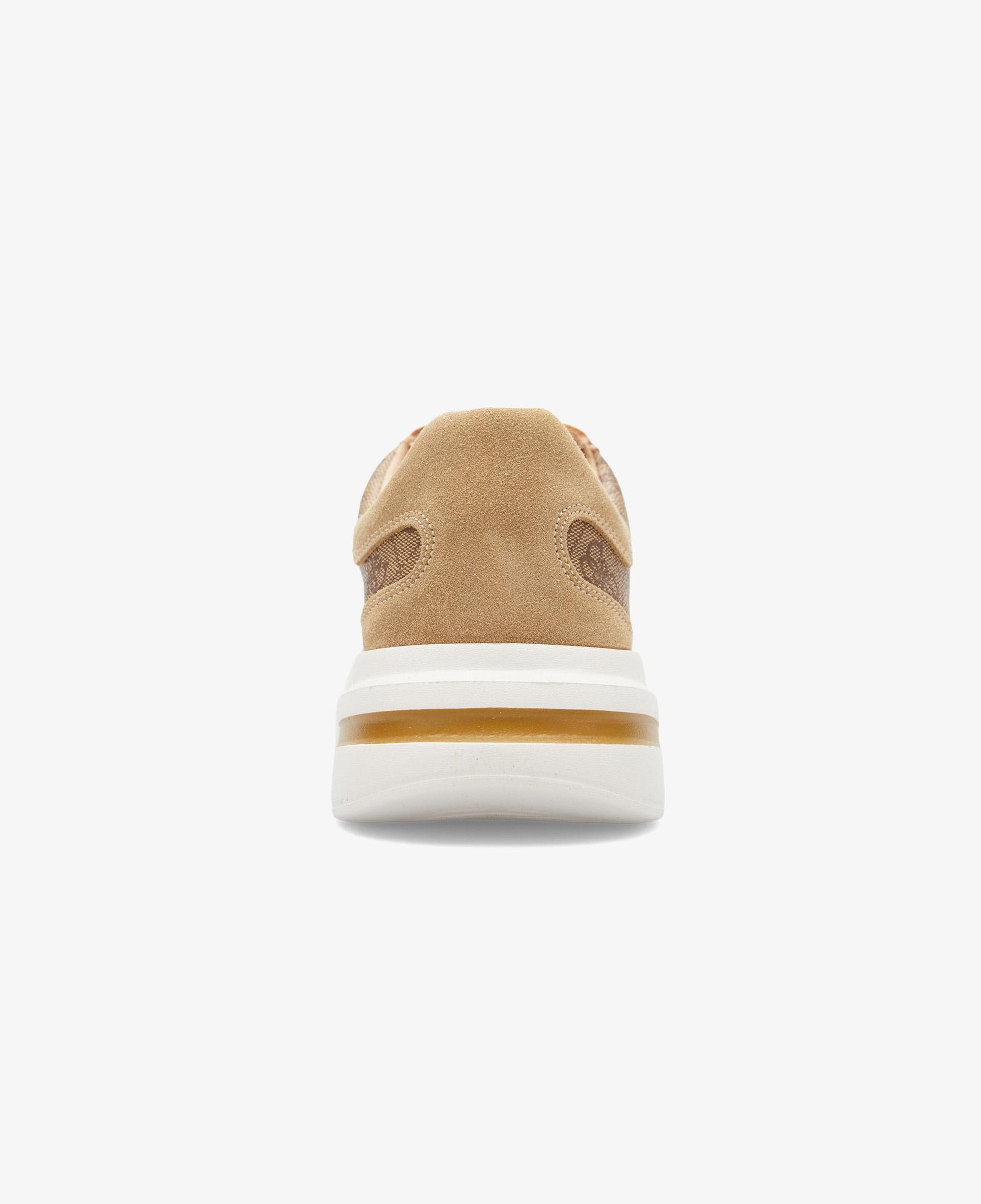 Guess Elba Deri Erkek Bej Sneaker