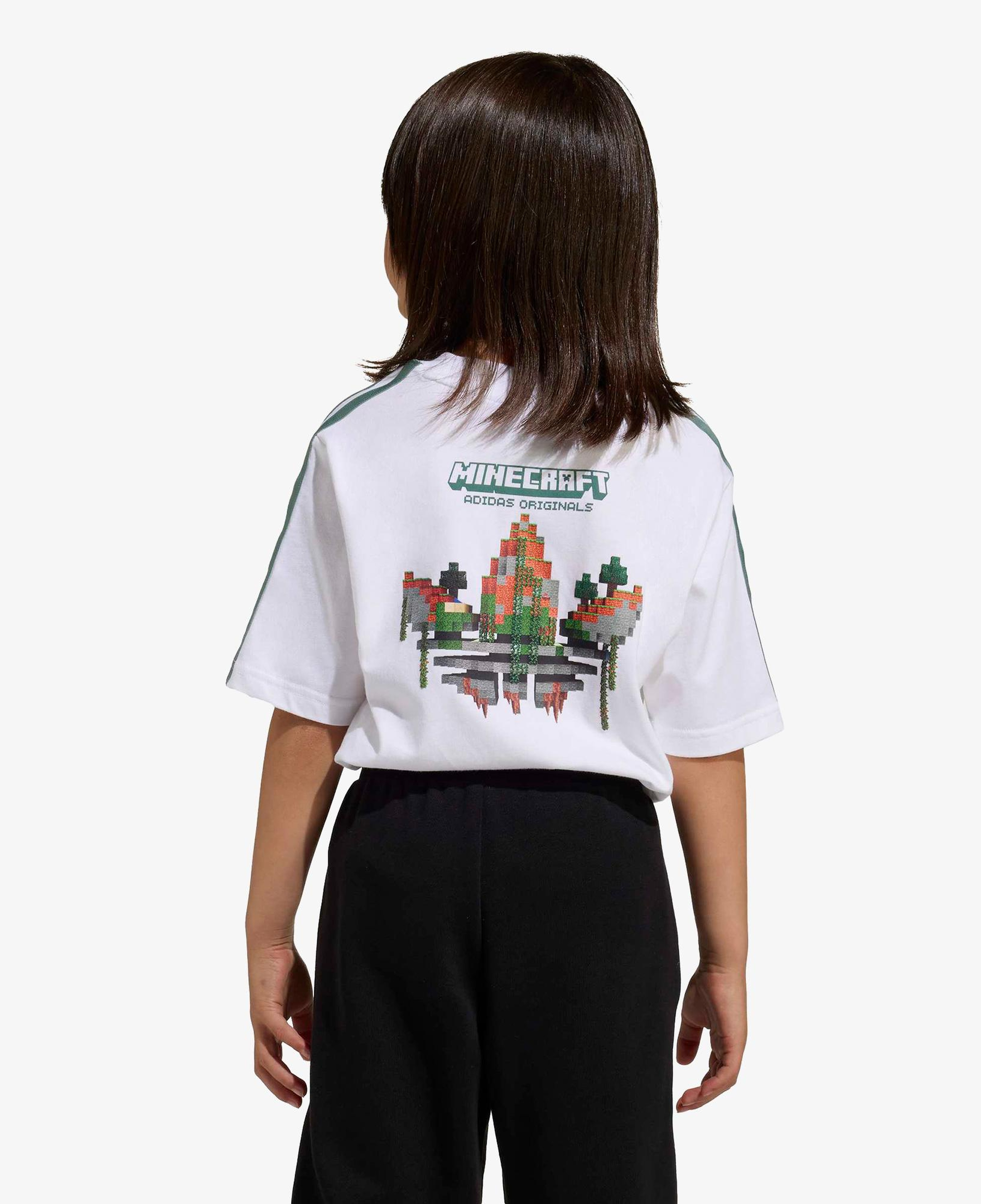 adidas Minecraft Çocuk Beyaz T-Shirt