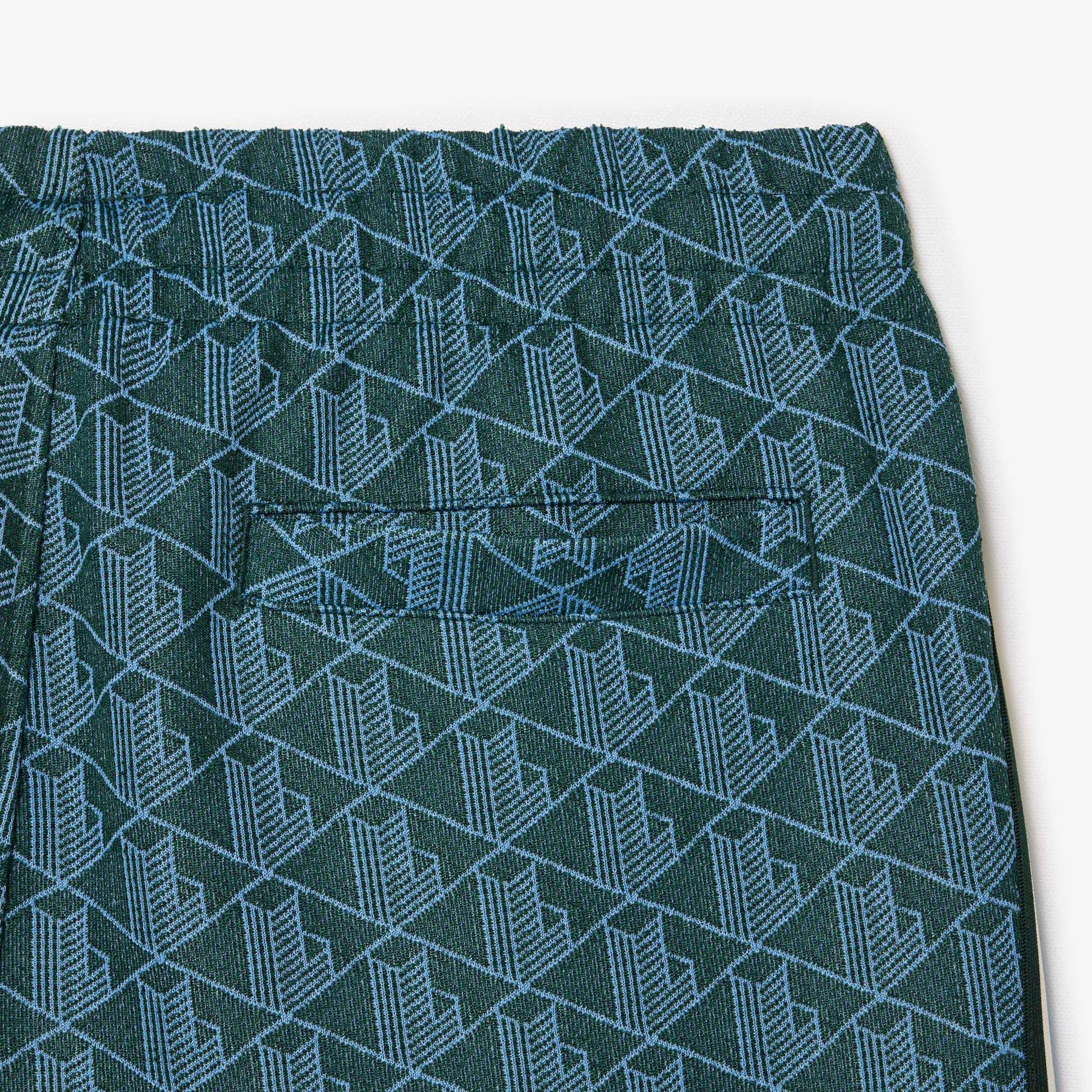 Lacoste Erkek Regular Fit Monogram Yeşil Eşofman Altı