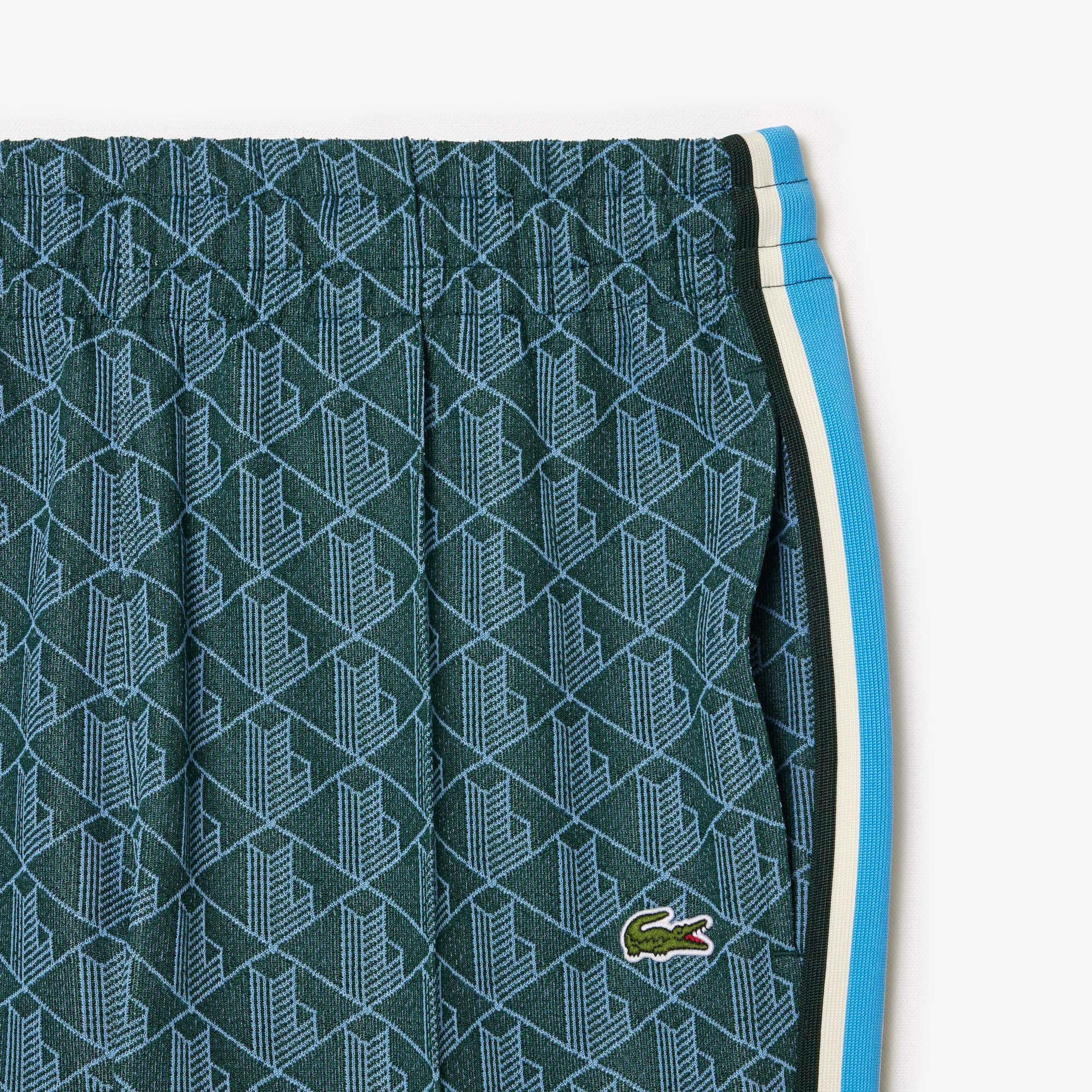 Lacoste Erkek Regular Fit Monogram Yeşil Eşofman Altı