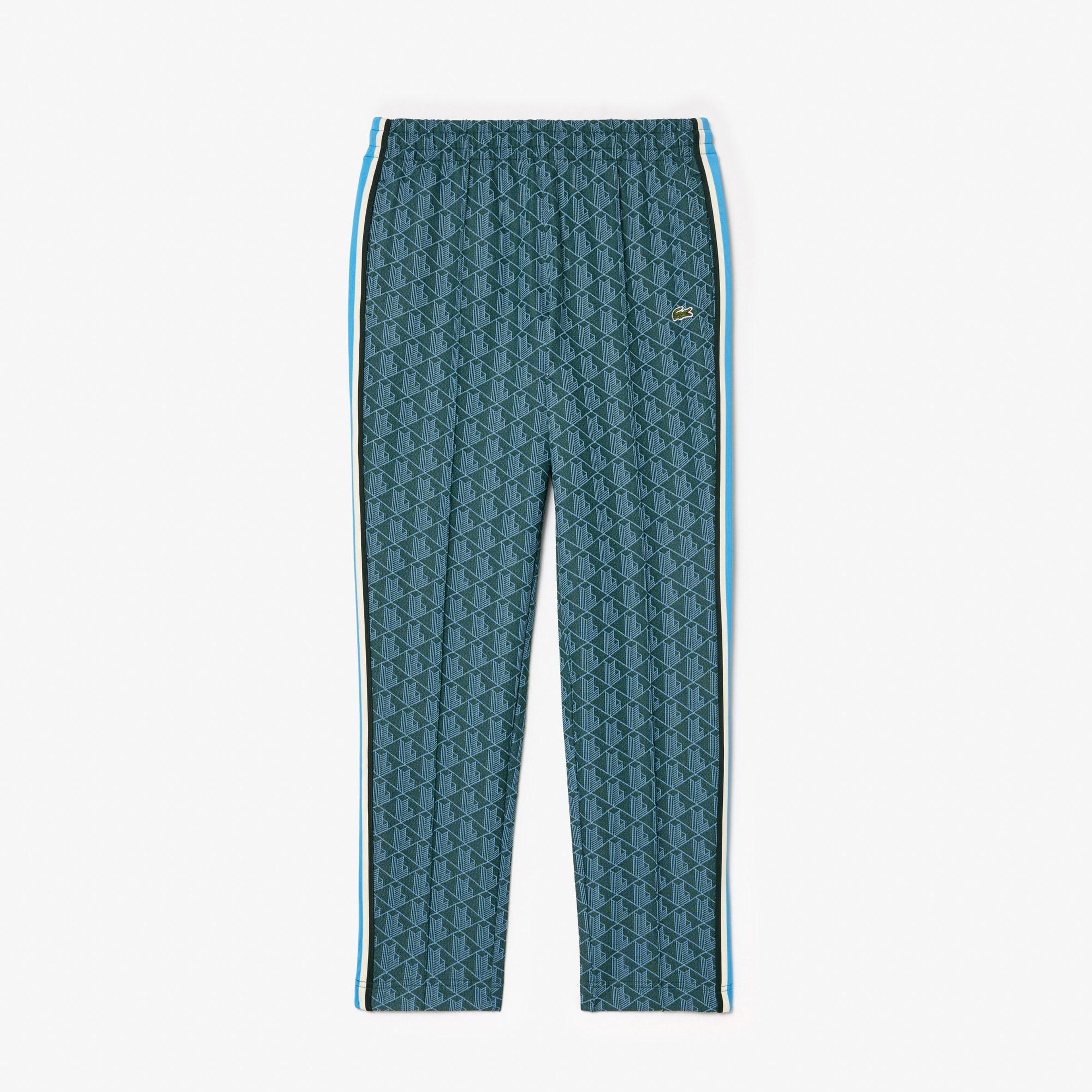 Lacoste Erkek Regular Fit Monogram Yeşil Eşofman Altı