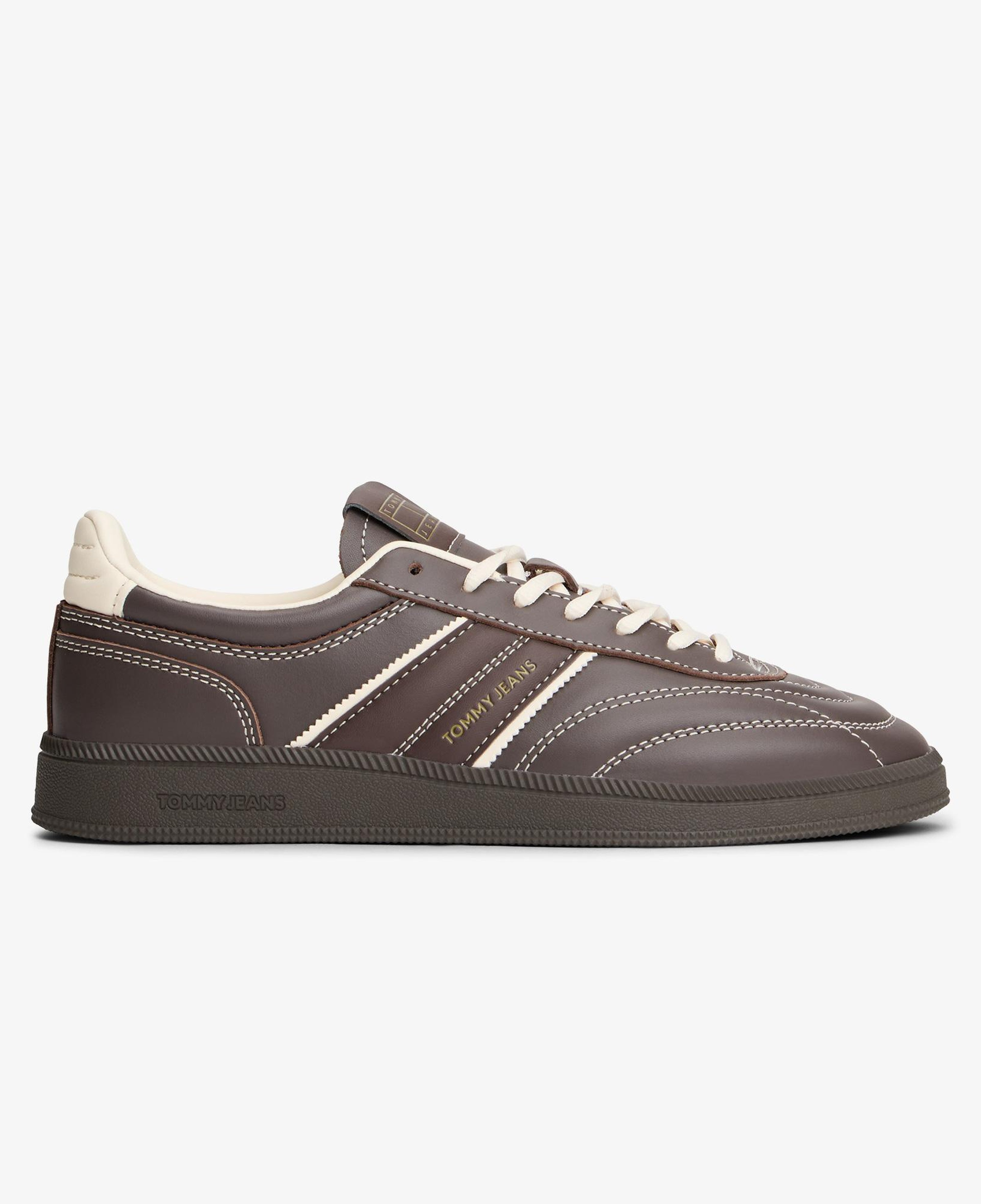 Tommy Hilfiger The Greenwich Edge Leather Kadın Kahverengi Spor Ayakkabı