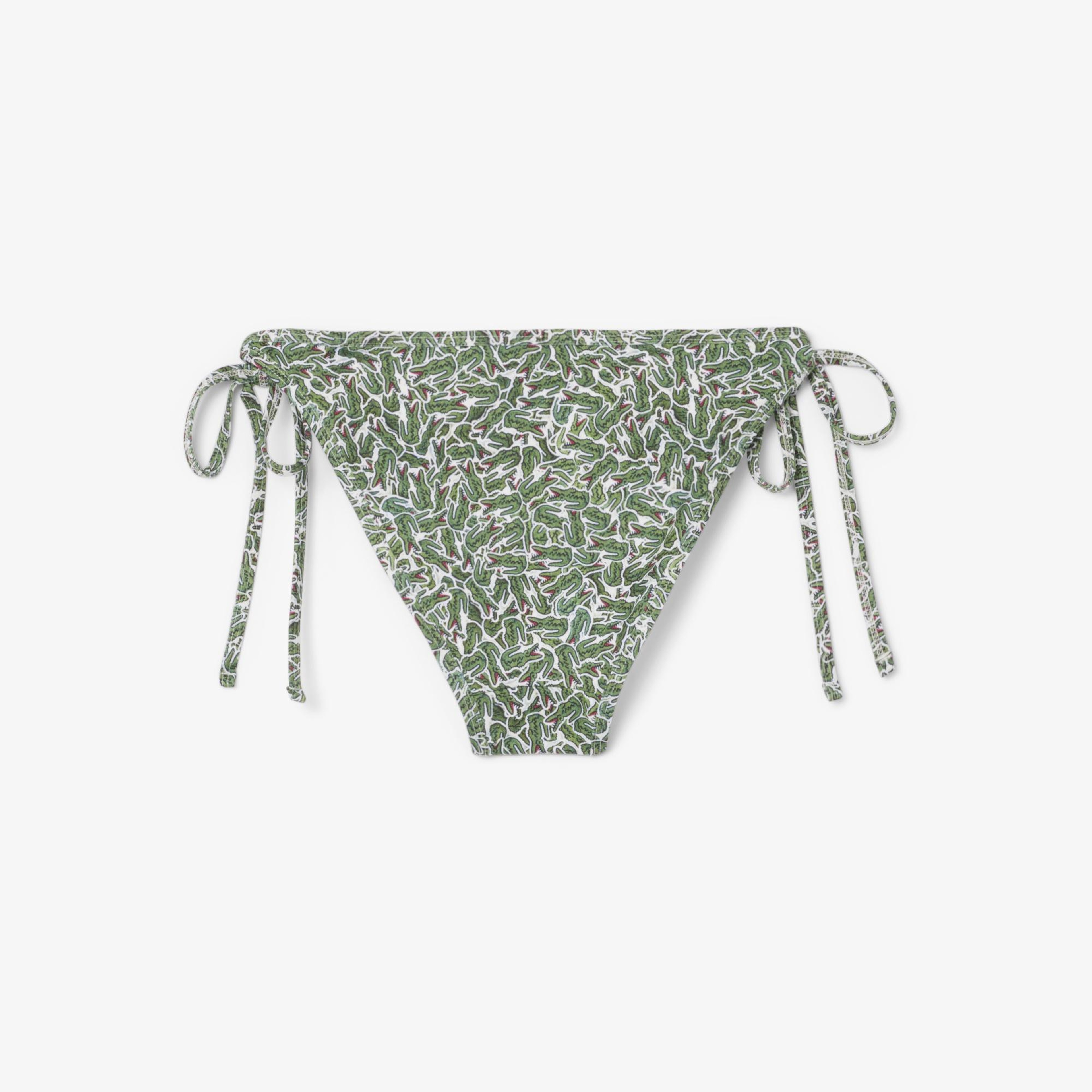 Kadın Baskılı Yeşil Bikini Altı