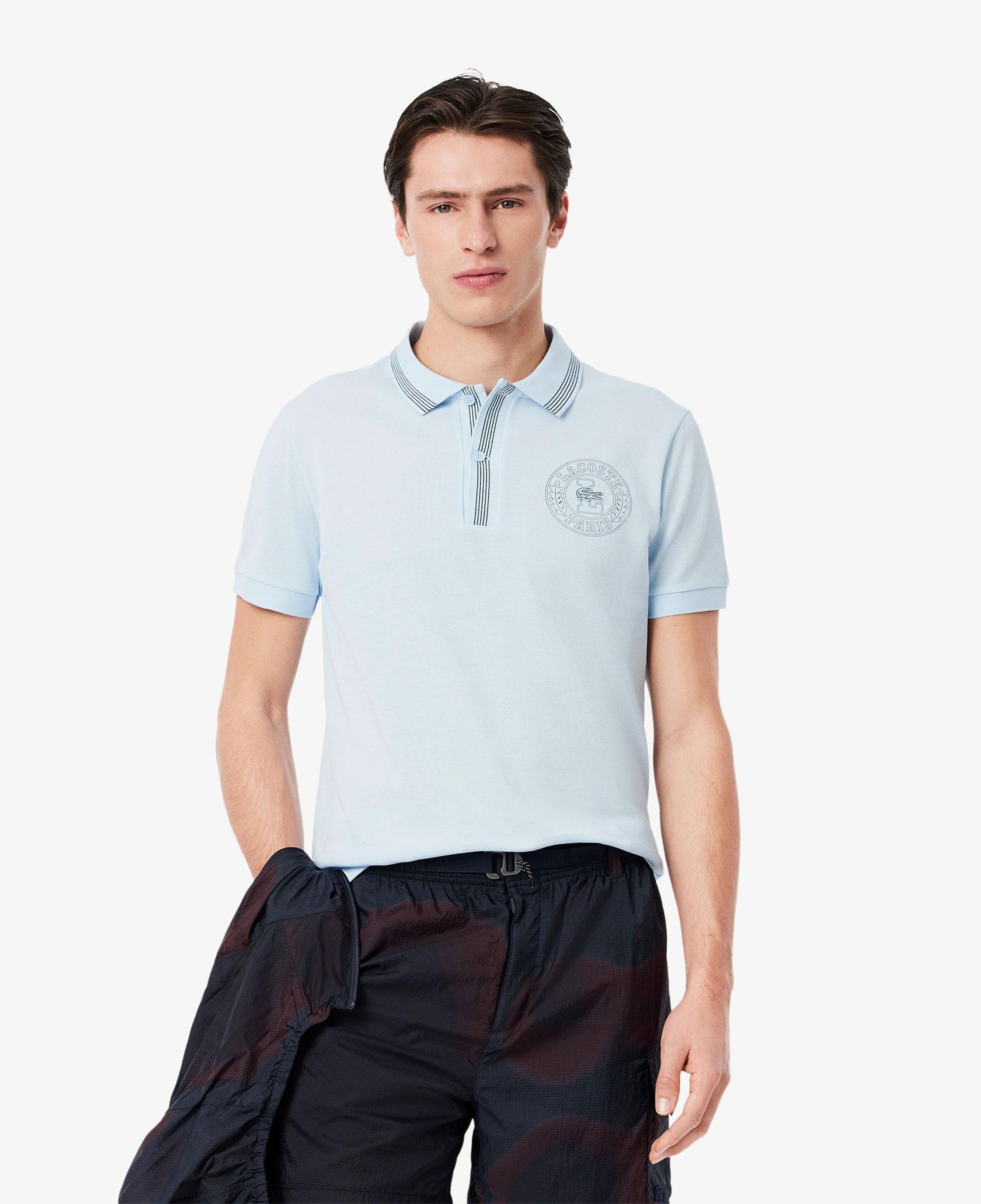 L.12.12 Erkek Regular Fit Mavi Polo