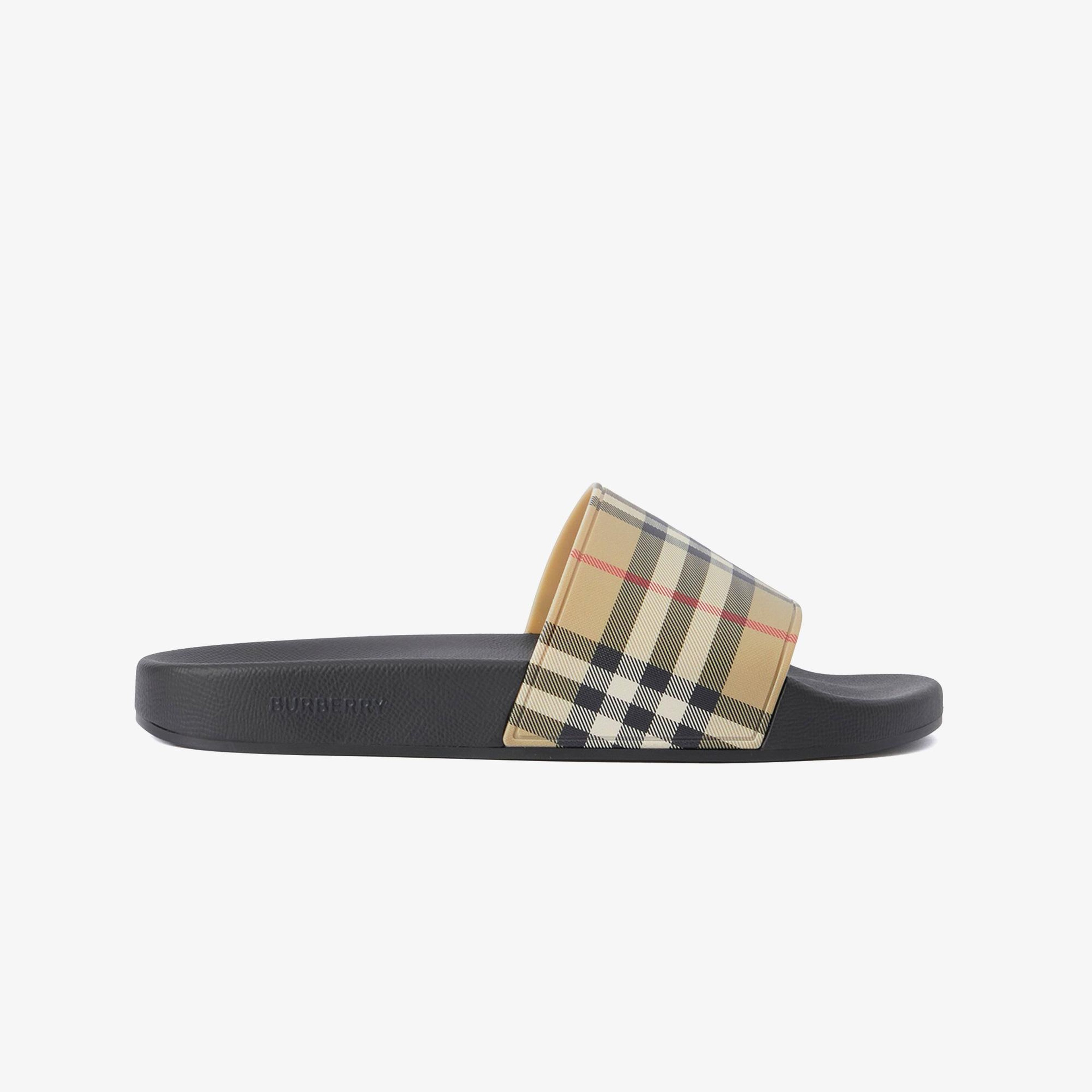 Burberry Check Kadın Bej Terlik