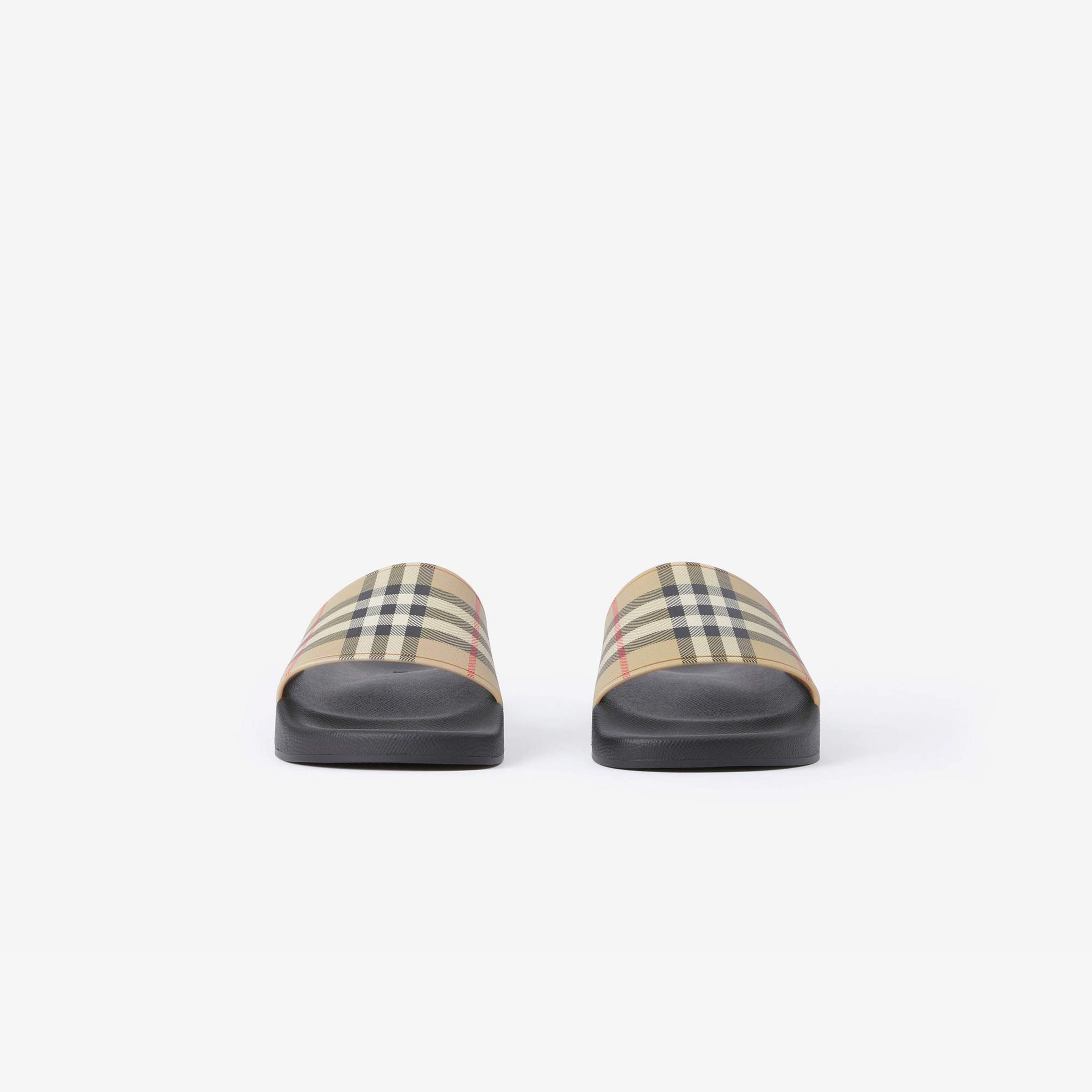 Burberry Check Kadın Bej Terlik