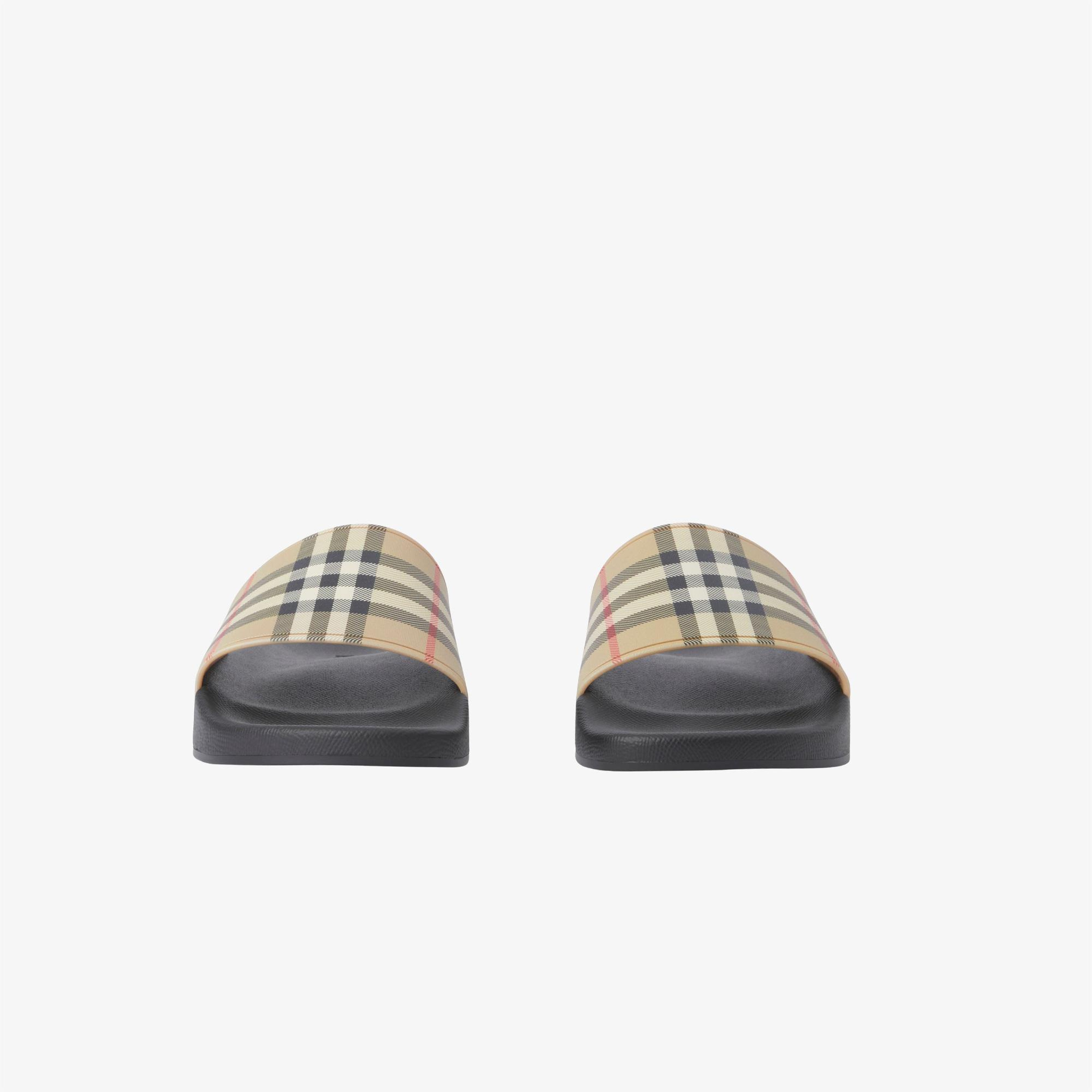 Burberry Check Kadın Bej Terlik