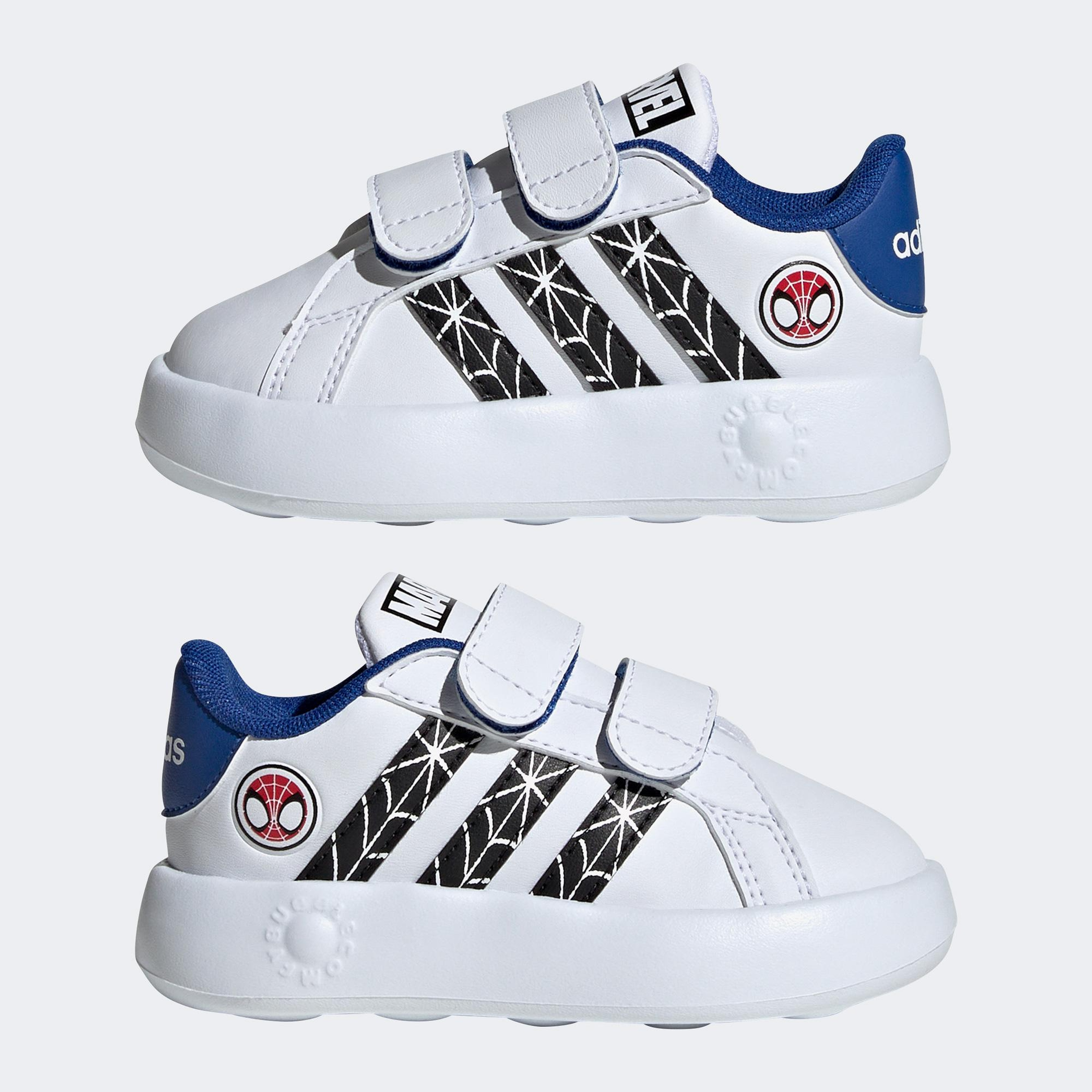 adidas Grand Court Spider-Man Bebek Beyaz Spor Ayakkabı