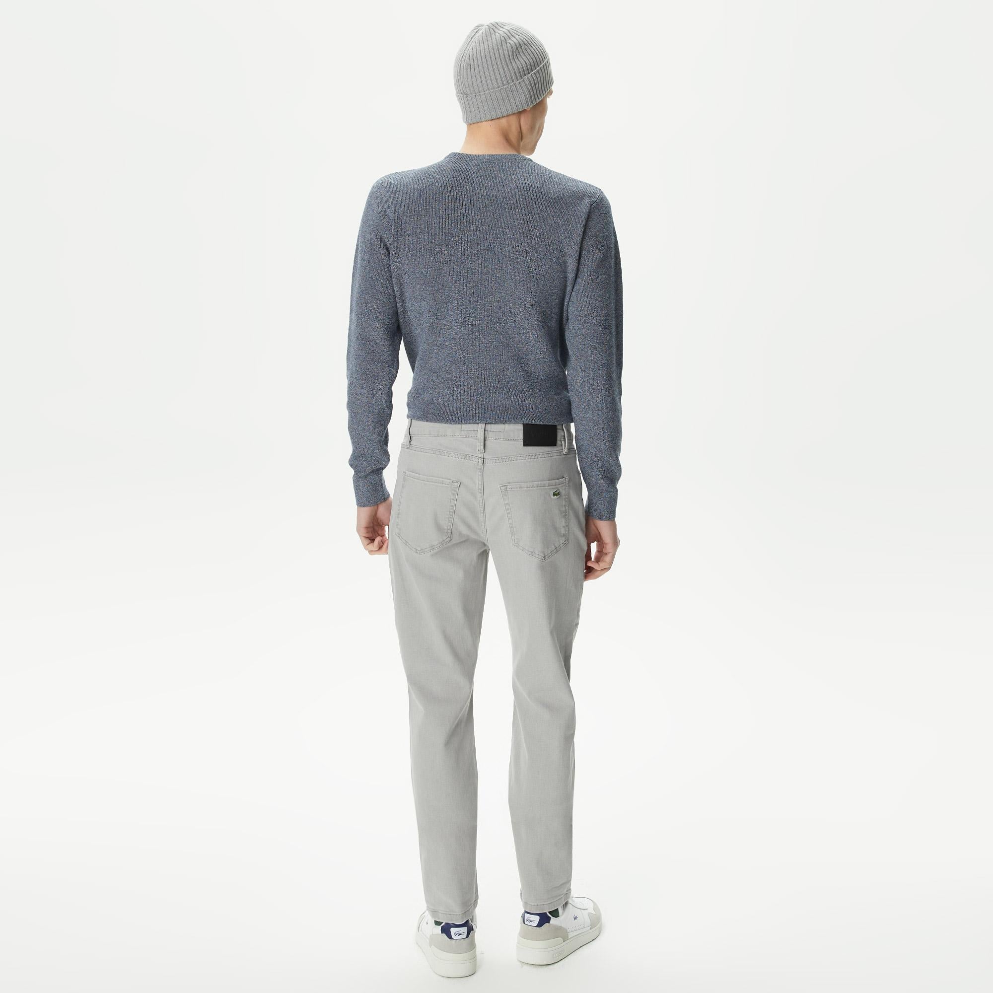 Erkek Slim Fit Gri Pantolon