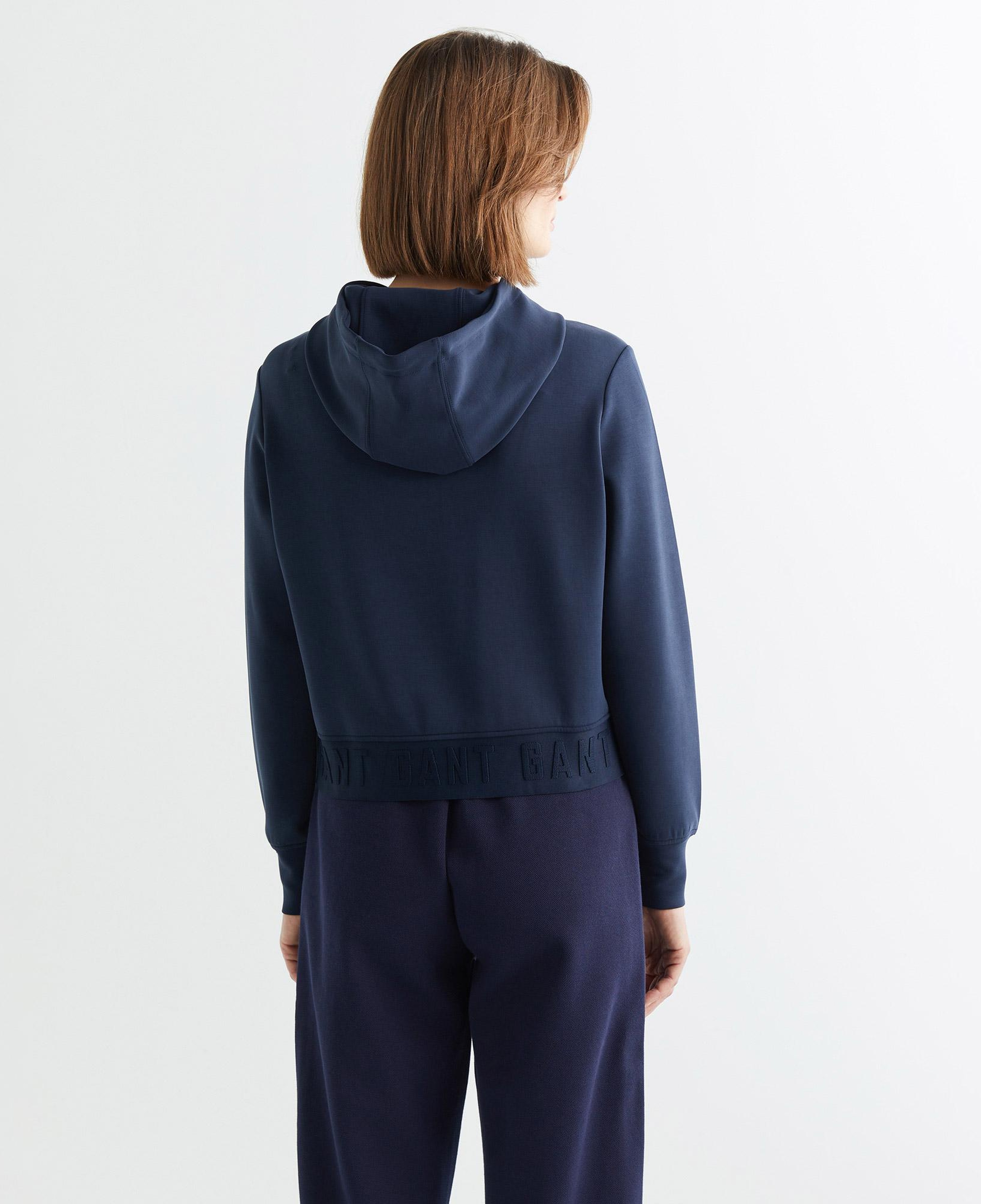 GANT Kadın Lacivert Regular Fit Kapüşonlu Sweatshirt