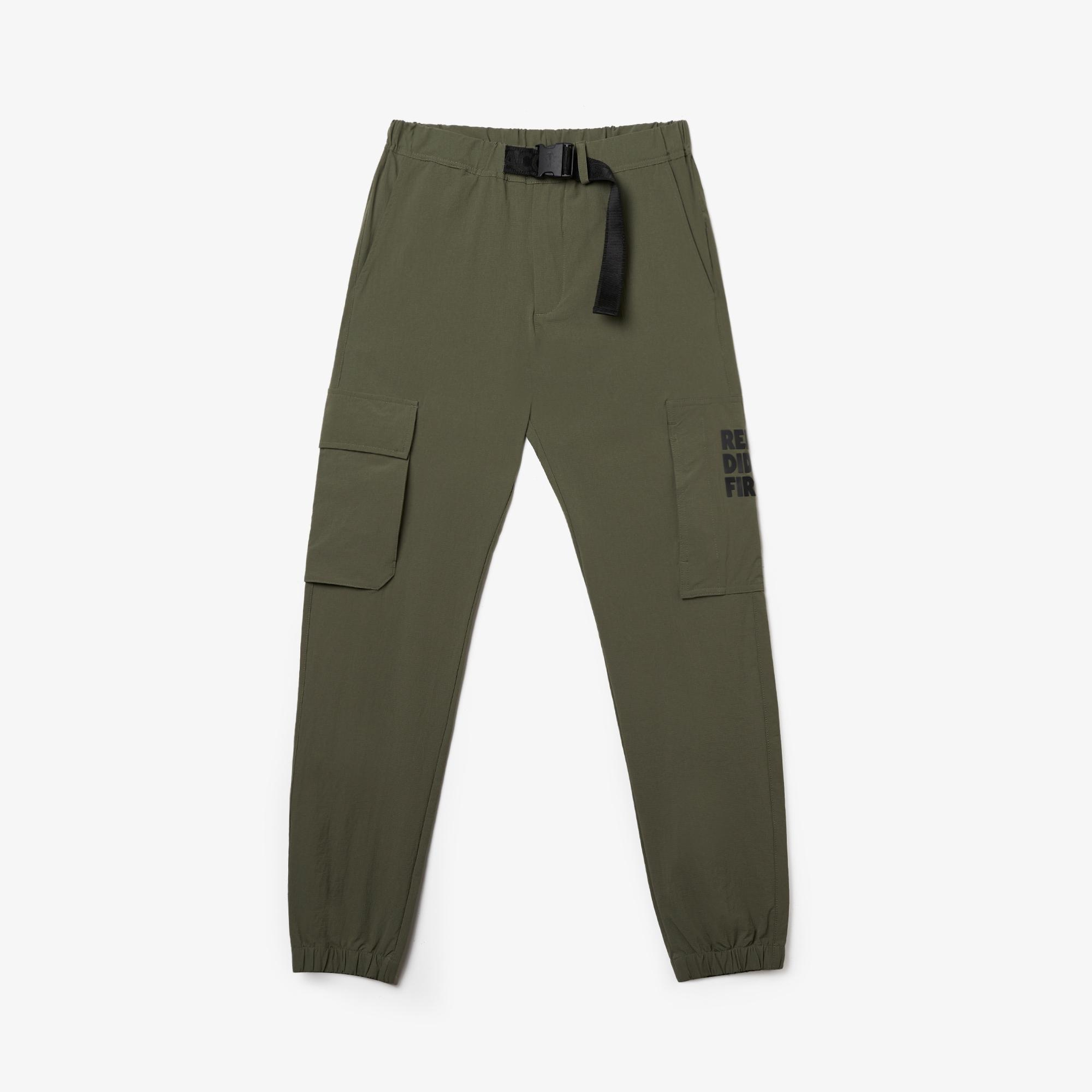 Erkek Relaxed Fit Haki Pantolon