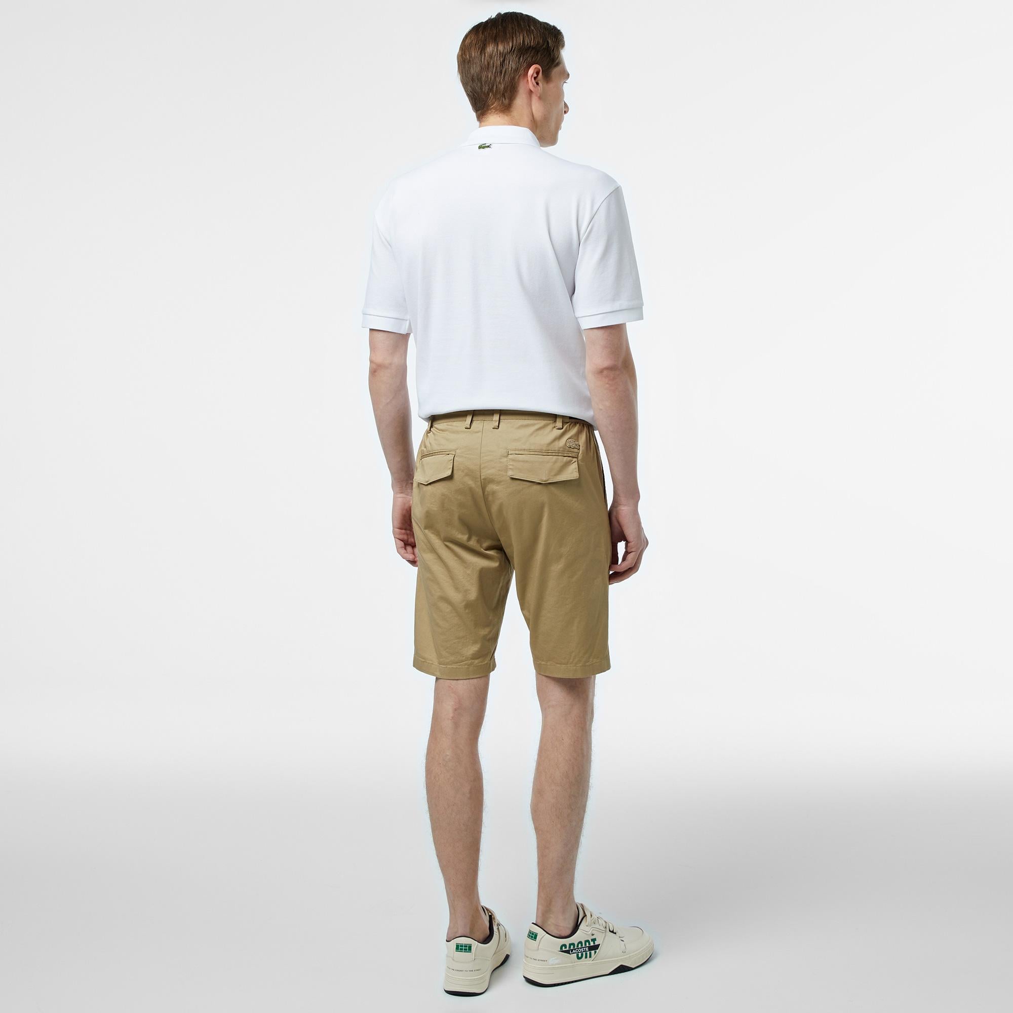 Lacoste Classic Fit Erkek Bej Şort
