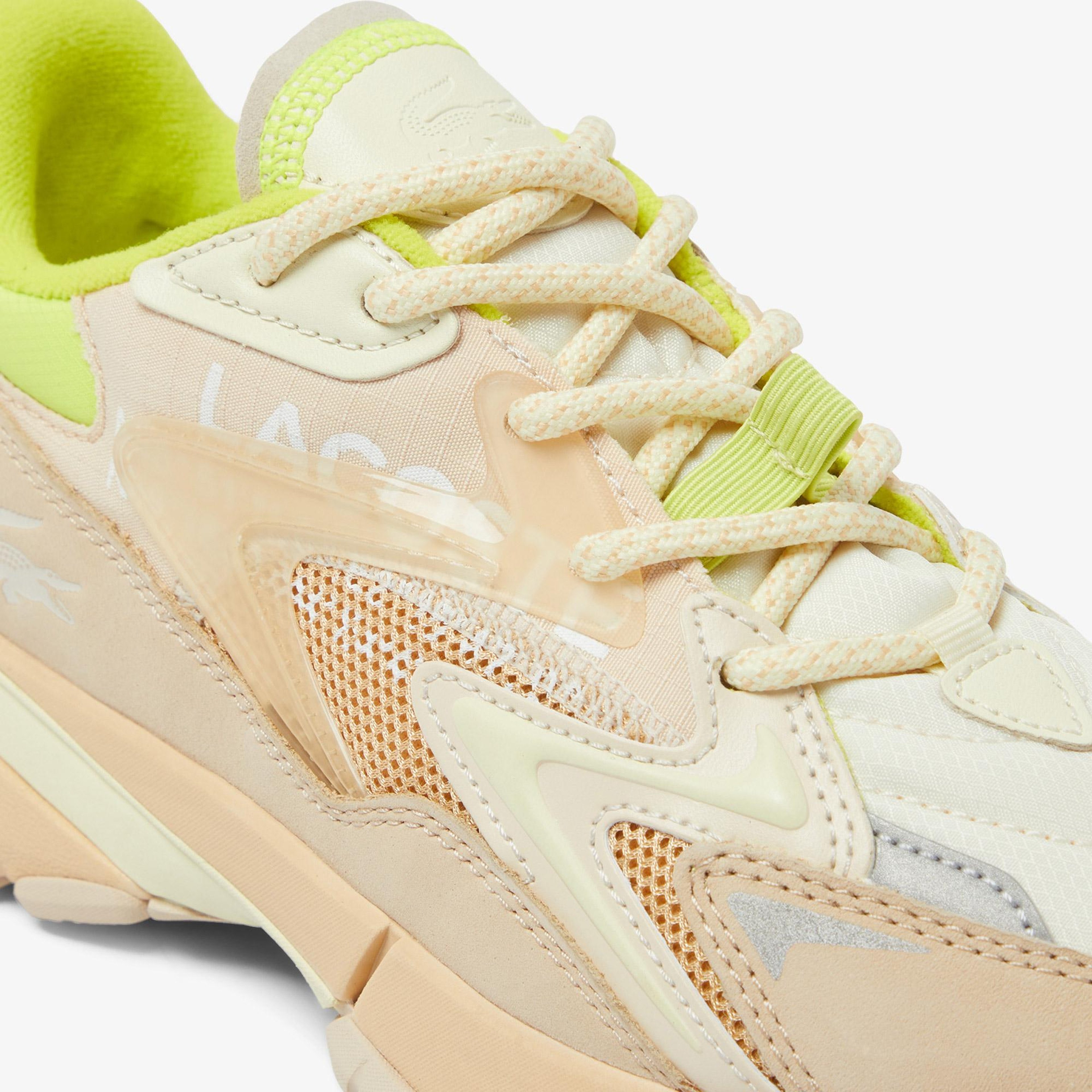 Lacoste L003 Neo Tech Kadın Bej/Sarı Sneaker