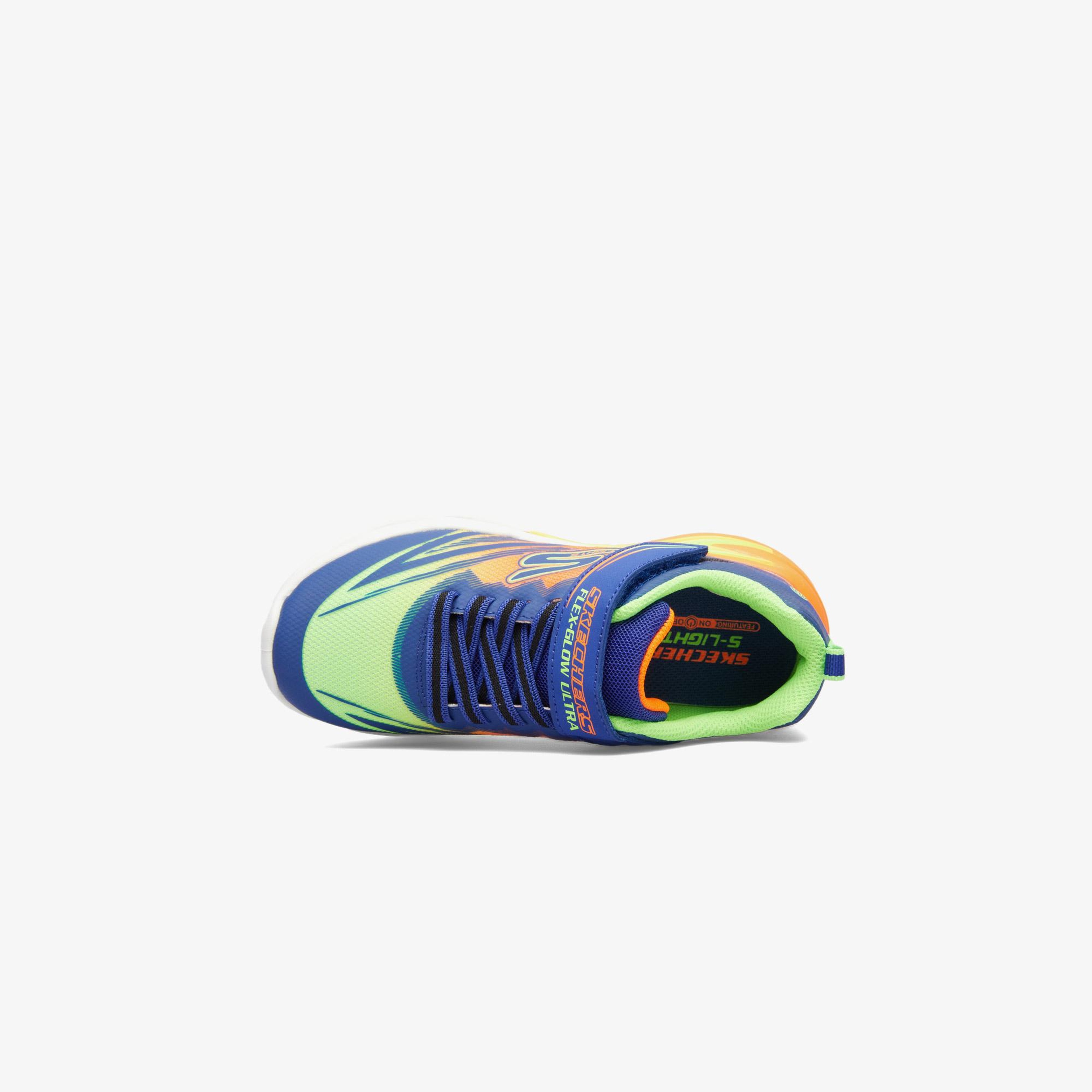 Skechers Flexgrow Ultra Çocuk Lacivert Işıklı Spor Ayakkabı