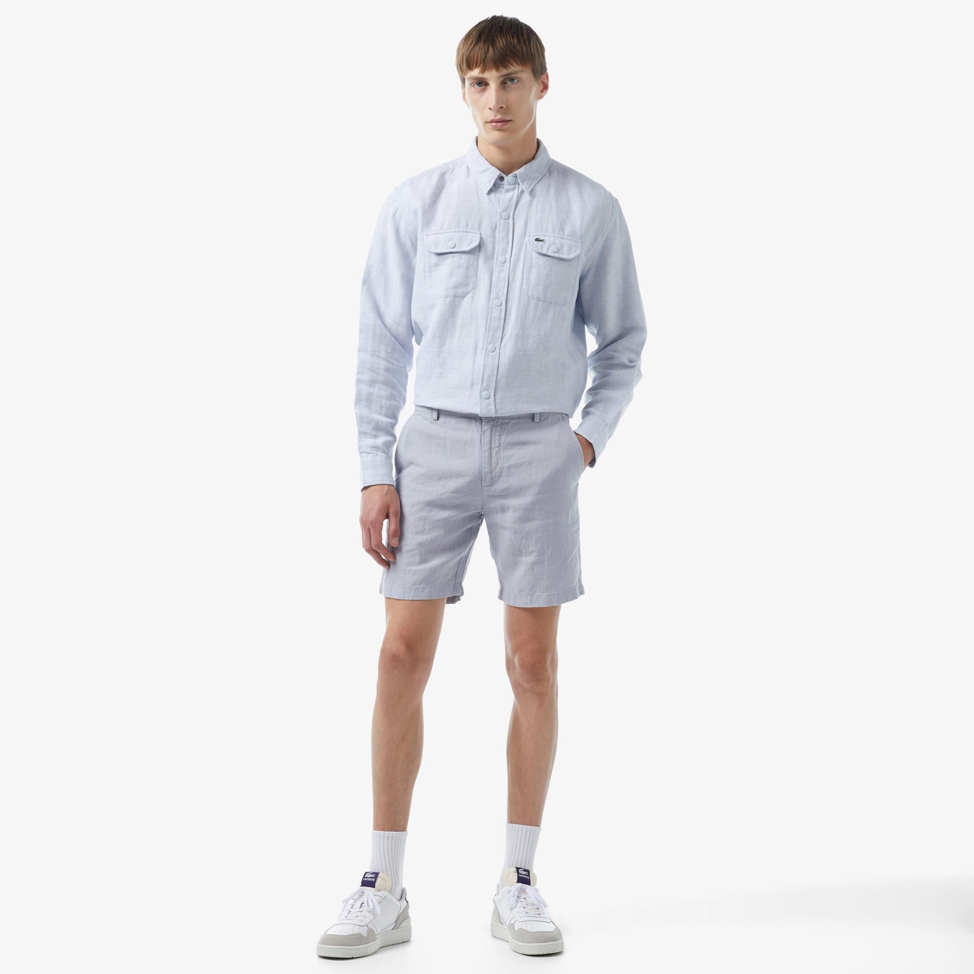 Lacoste Classic Fit Erkek Mavi Şort