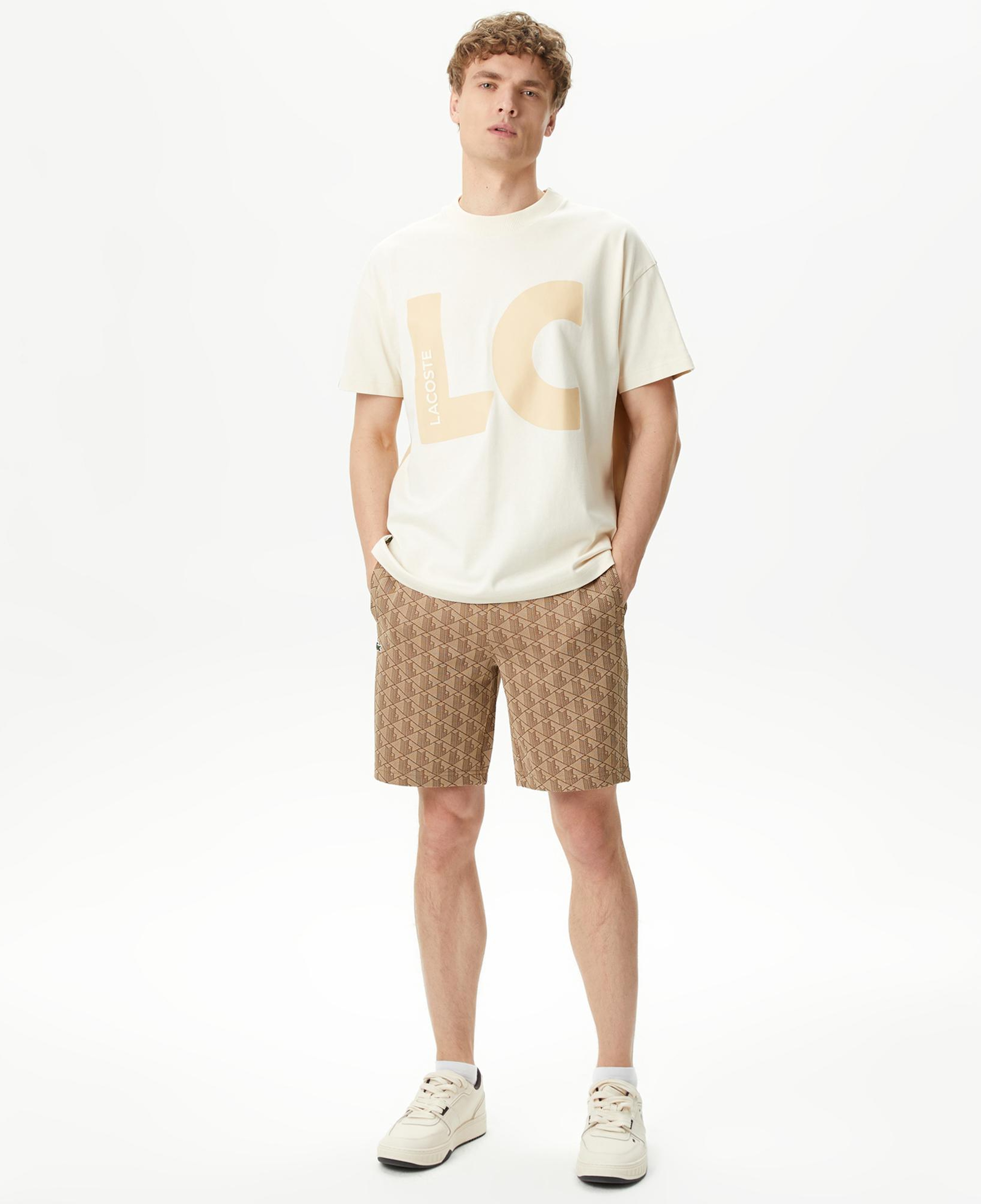Lacoste Erkek Bej Şort