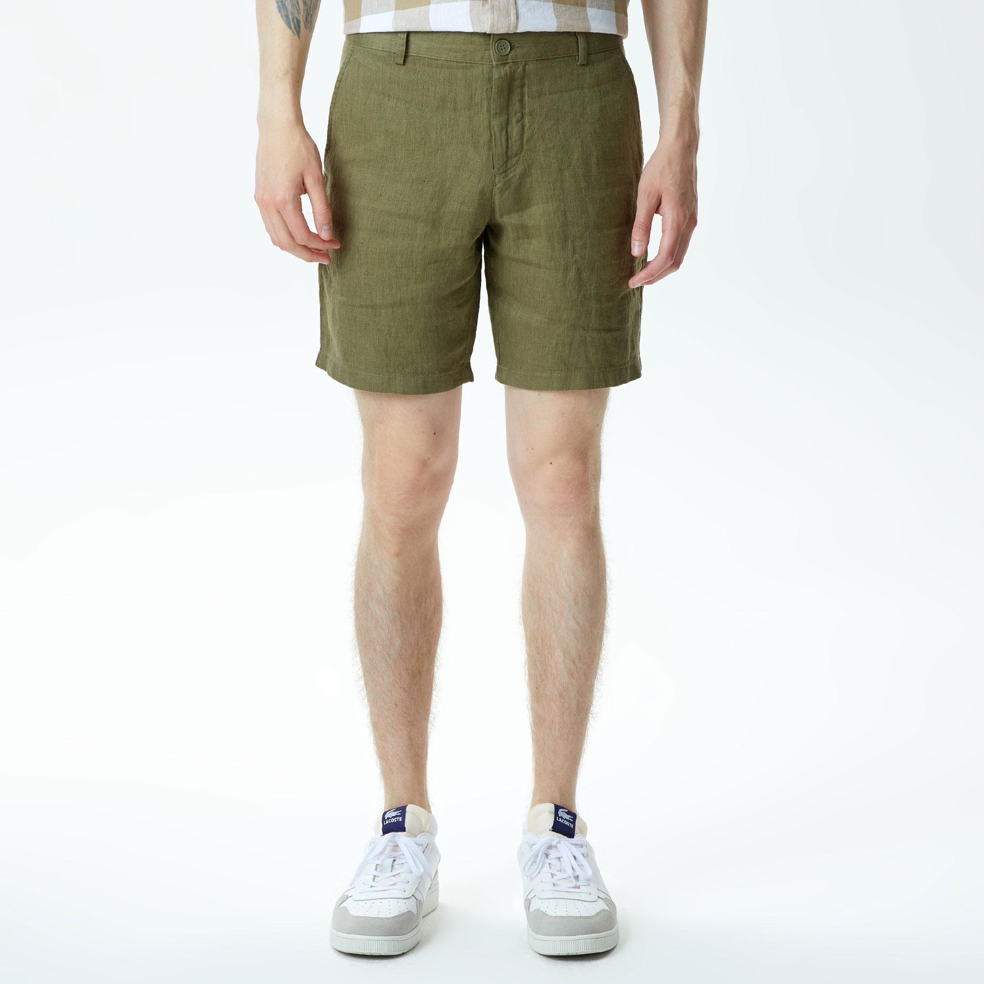 Lacoste Regular Fit Erkek Haki Şort