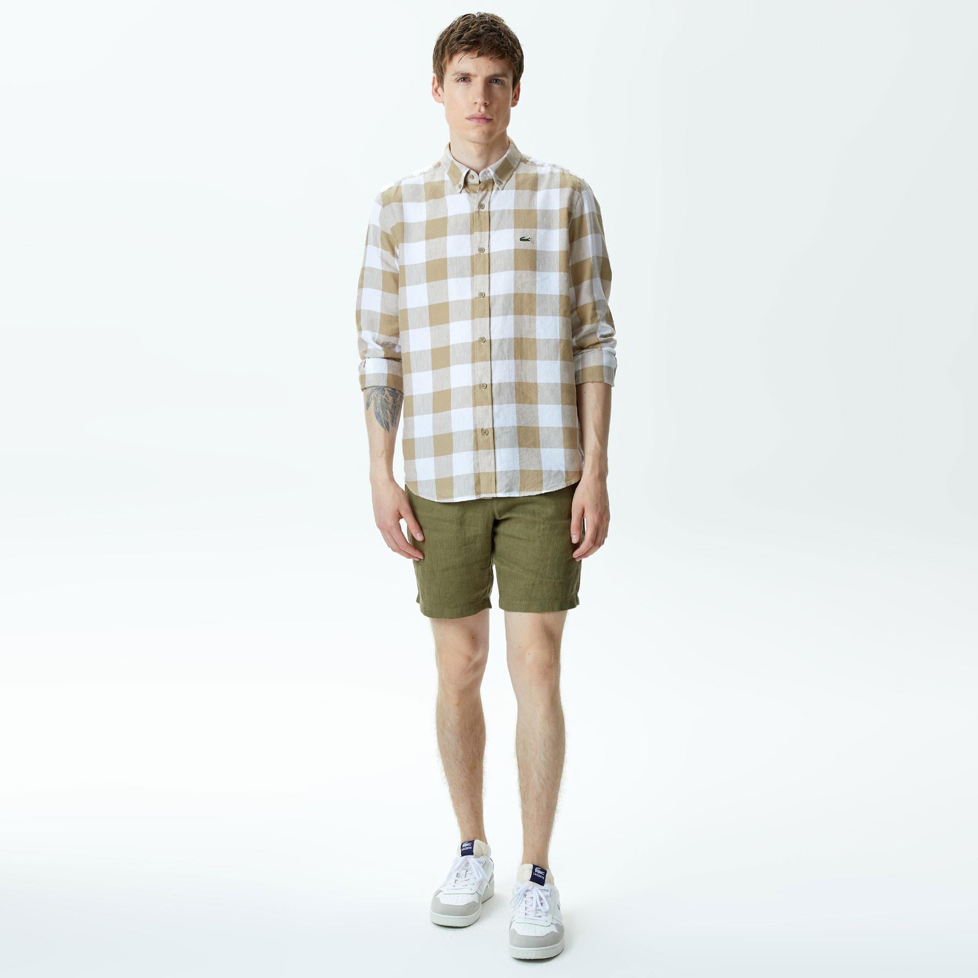 Lacoste Regular Fit Erkek Haki Şort