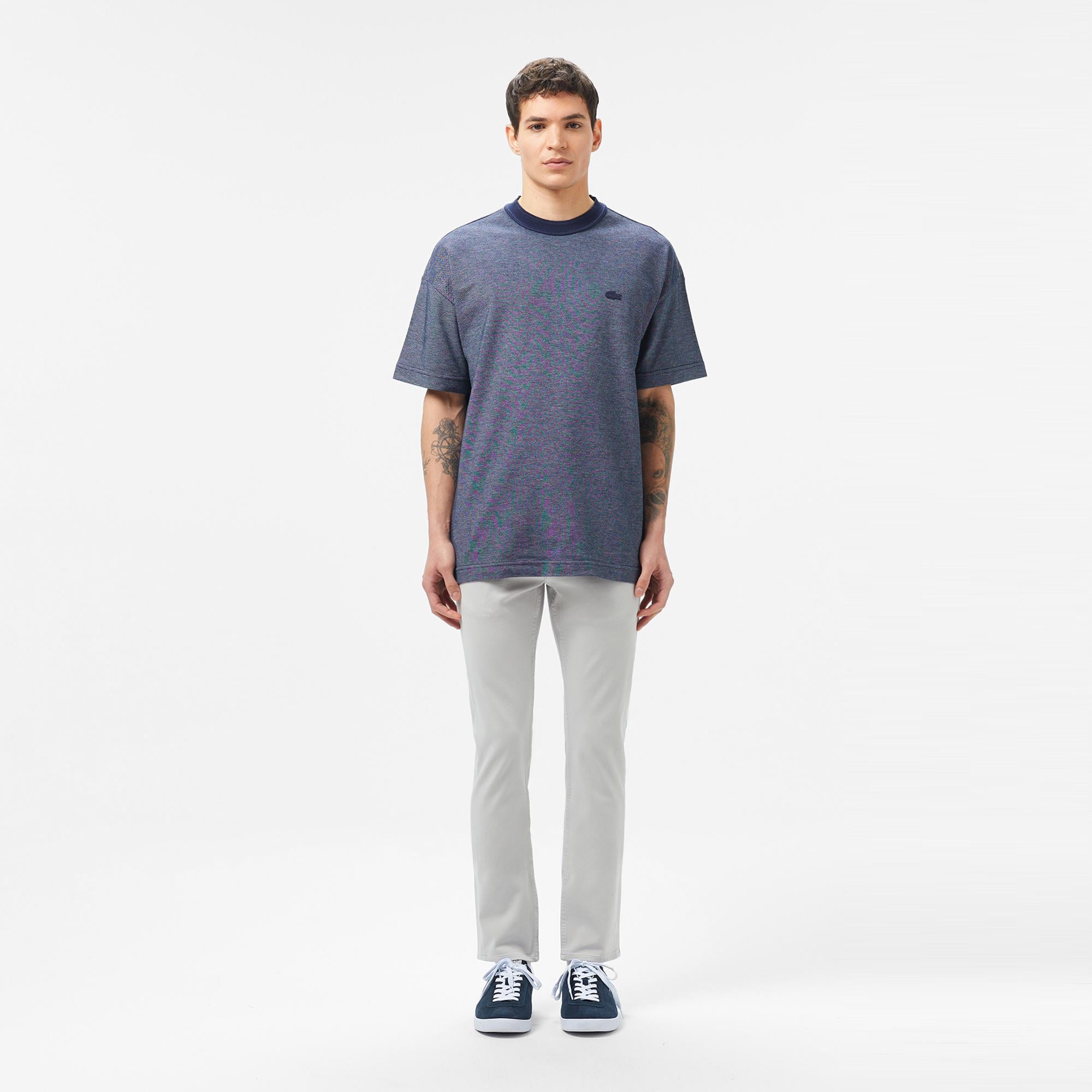 Erkek Slim Fit Gri Jean Pantolon