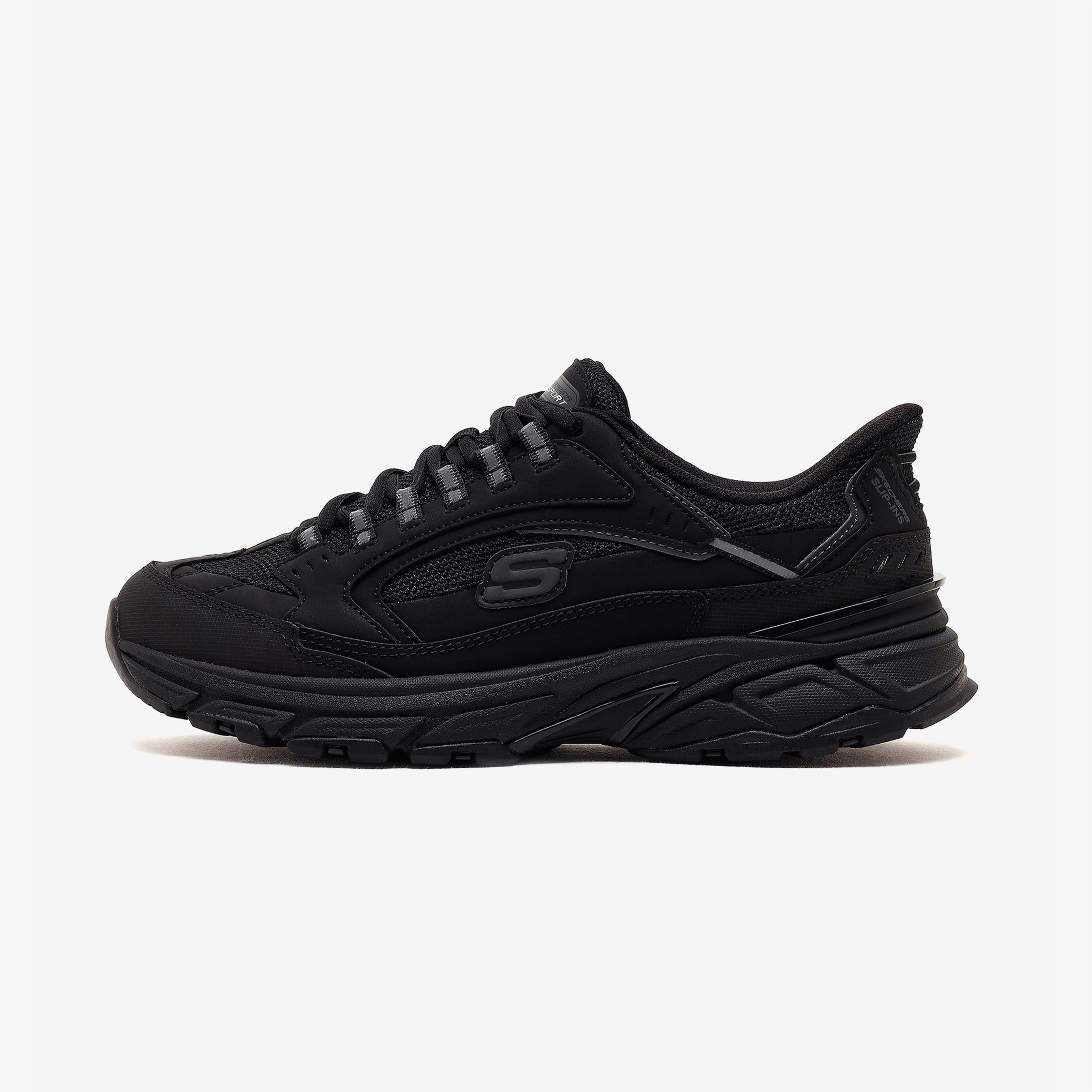 Skechers Stamina Sport Erkek Siyah Sneaker