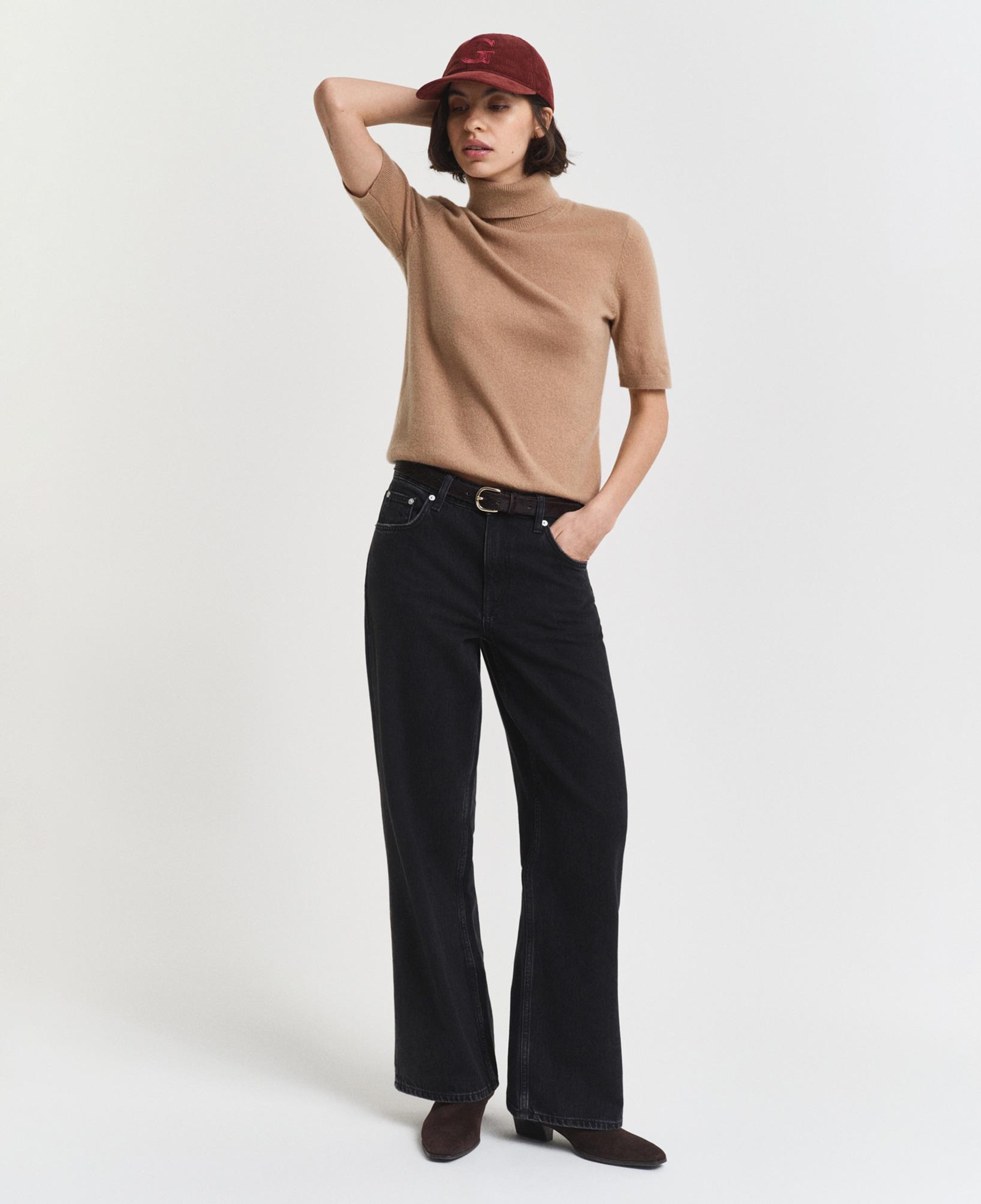 GANT Kadın Siyah Relaxed Fit Jean
