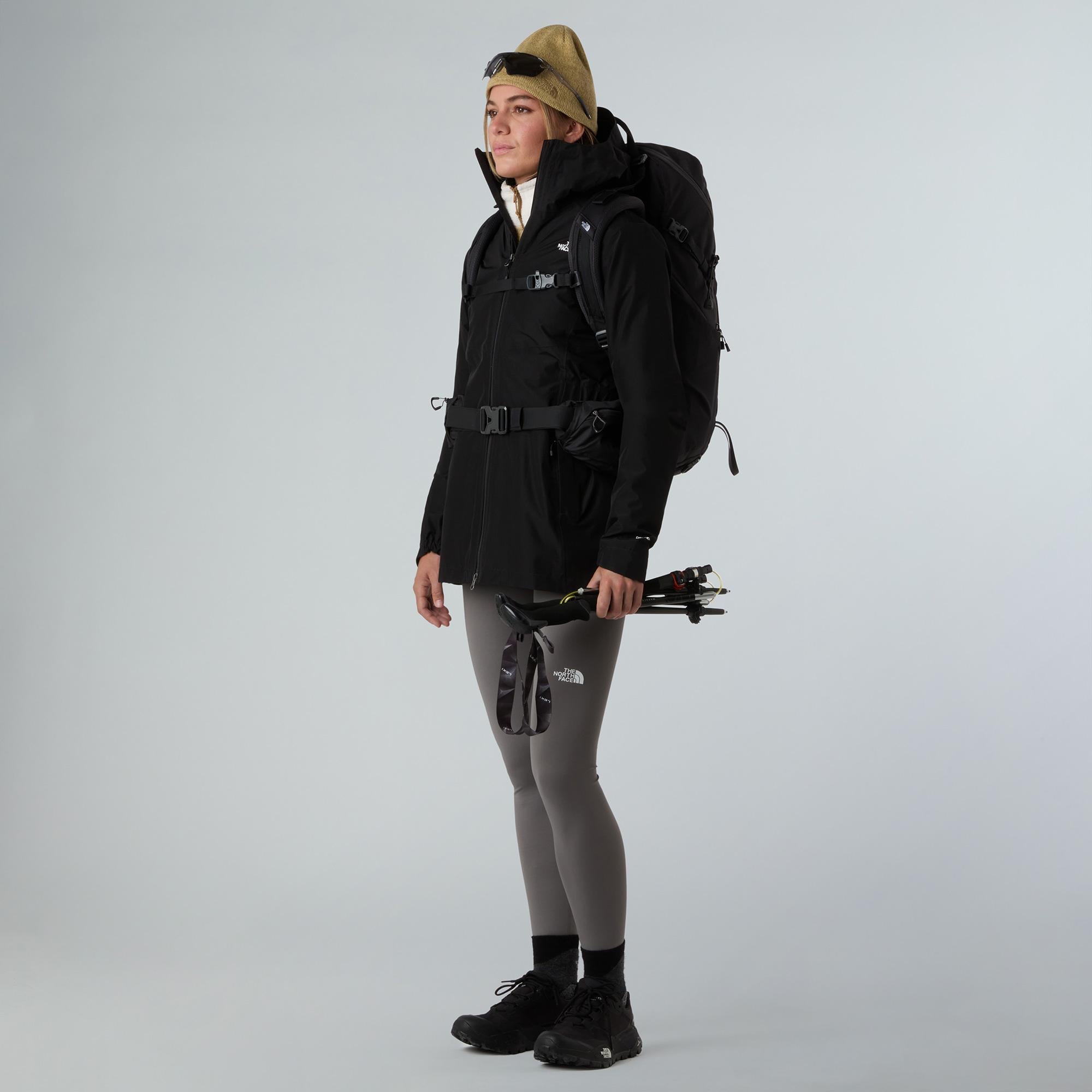The North Face Hikesteller Parka Shell Kadın Siyah Outdoor Mont