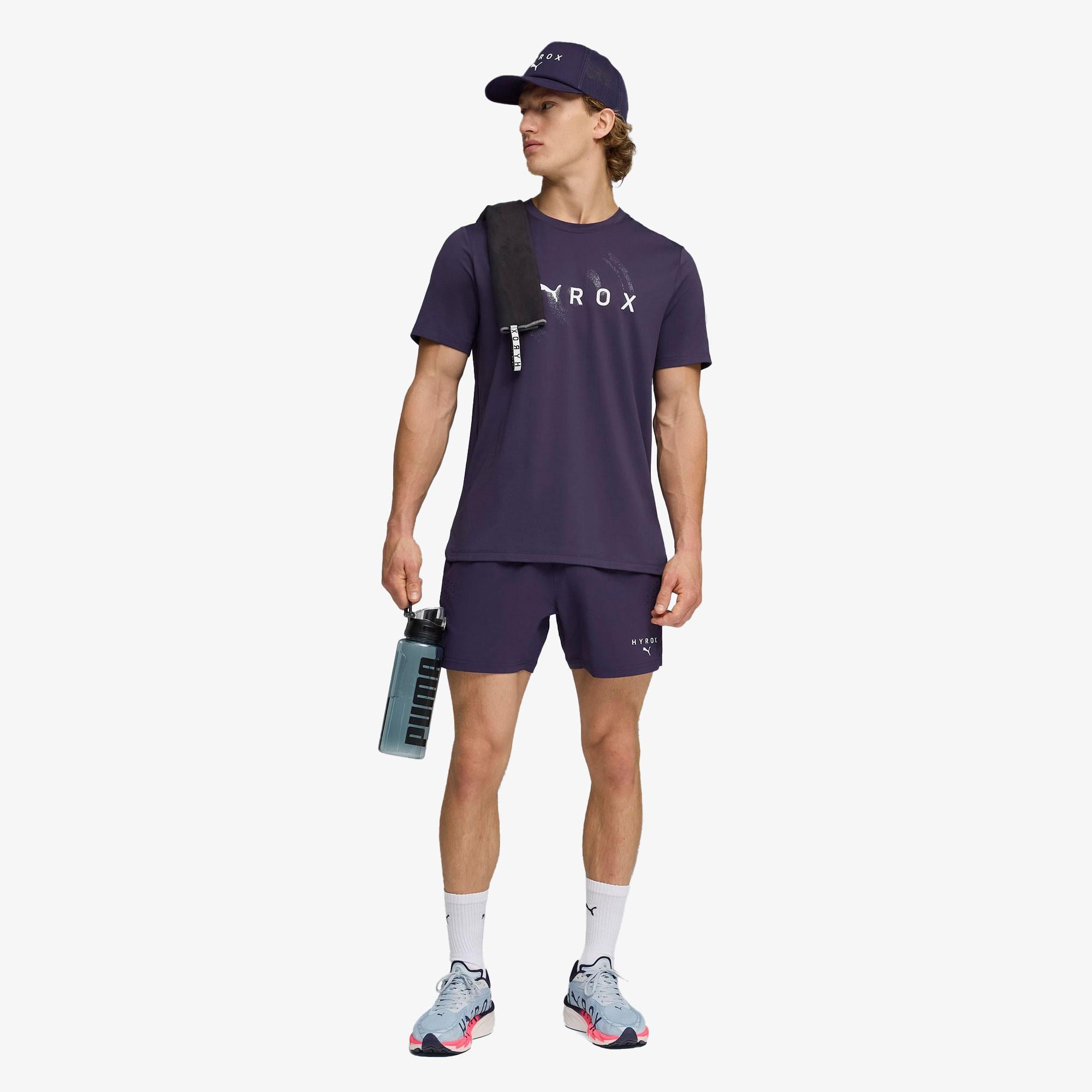 Puma x Hyrox Dryelite 5 Erkek Lacivert Antrenman Şortu