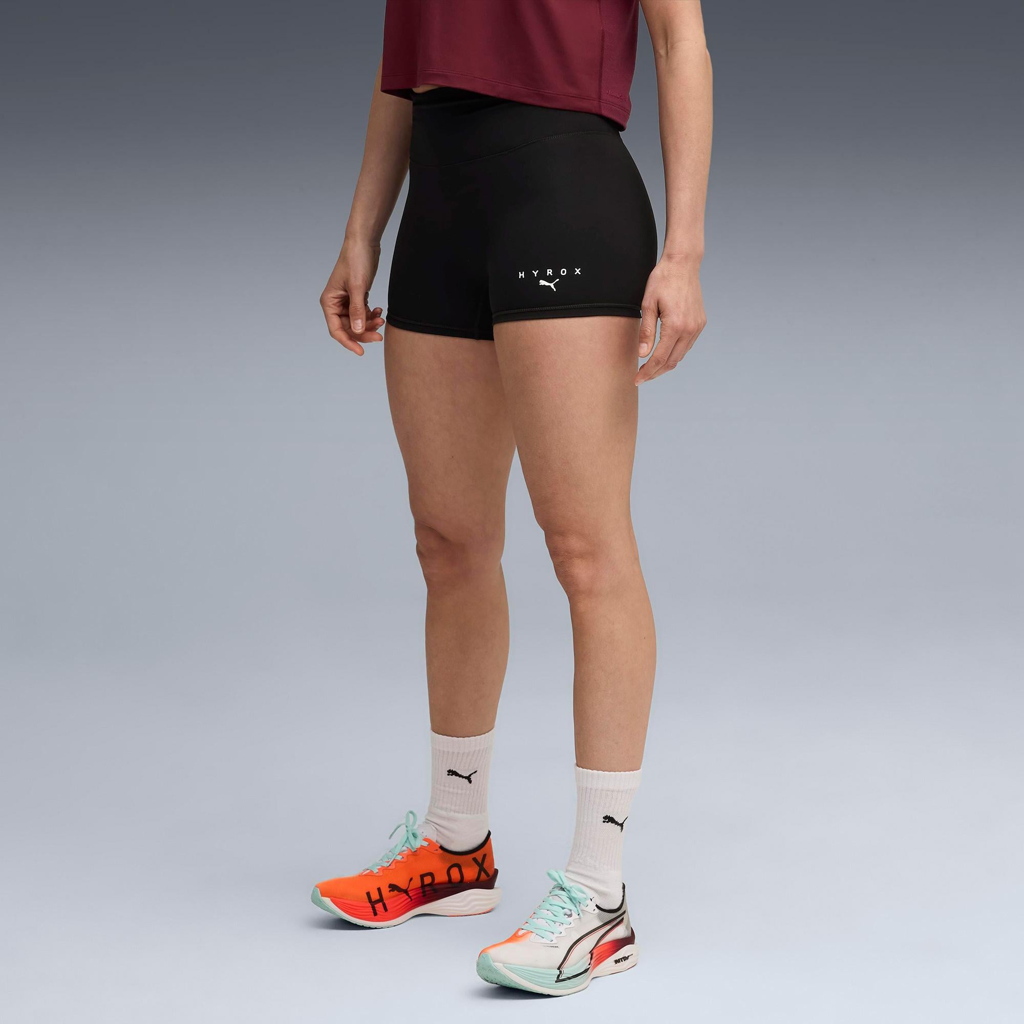 Puma x Hyrox Shapeluxe 3 Kadın Siyah Antrenman Şortu