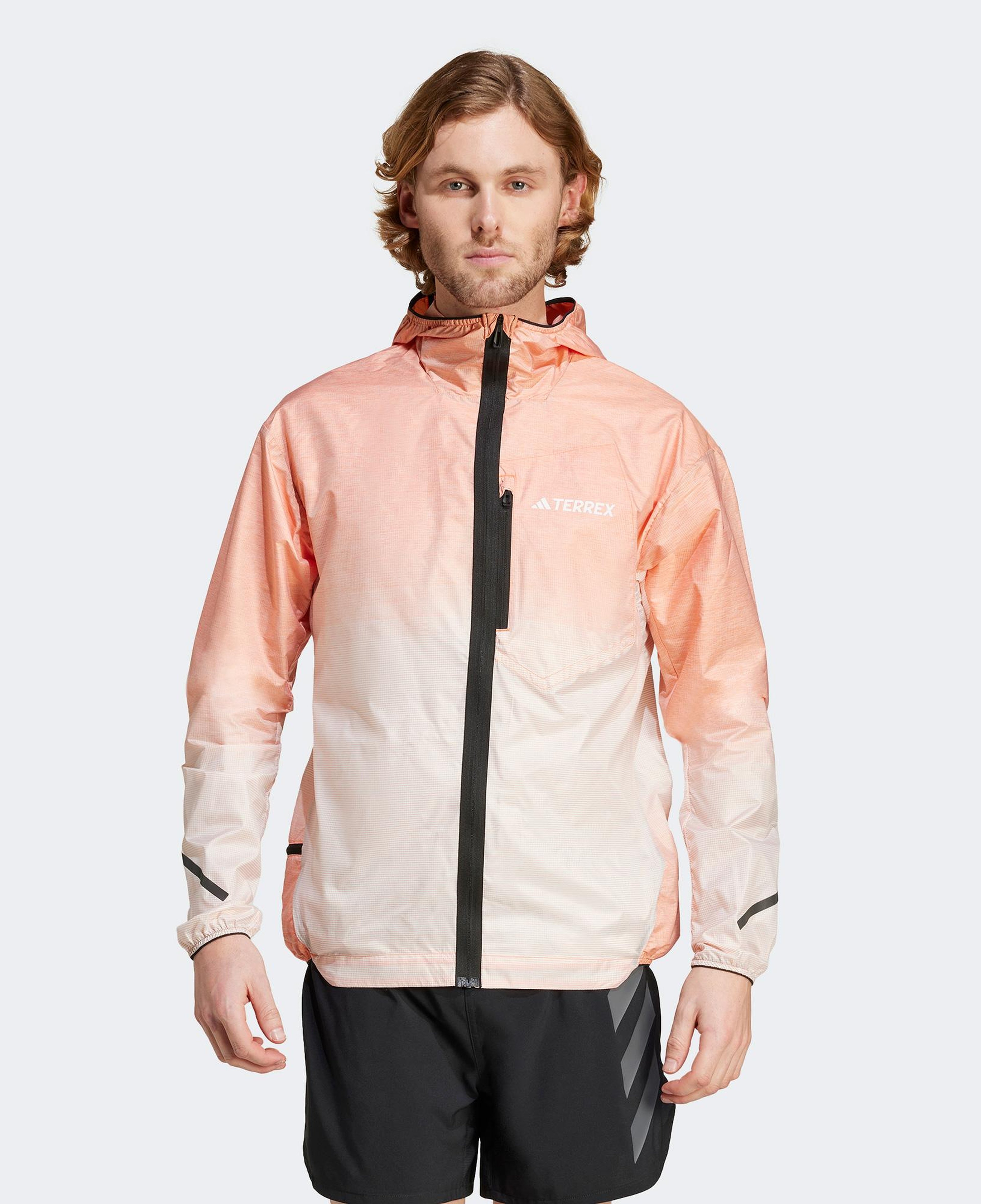 adidas Terrex Xperior Light Windweave Erkek Turuncu Koşu Rüzgarlık