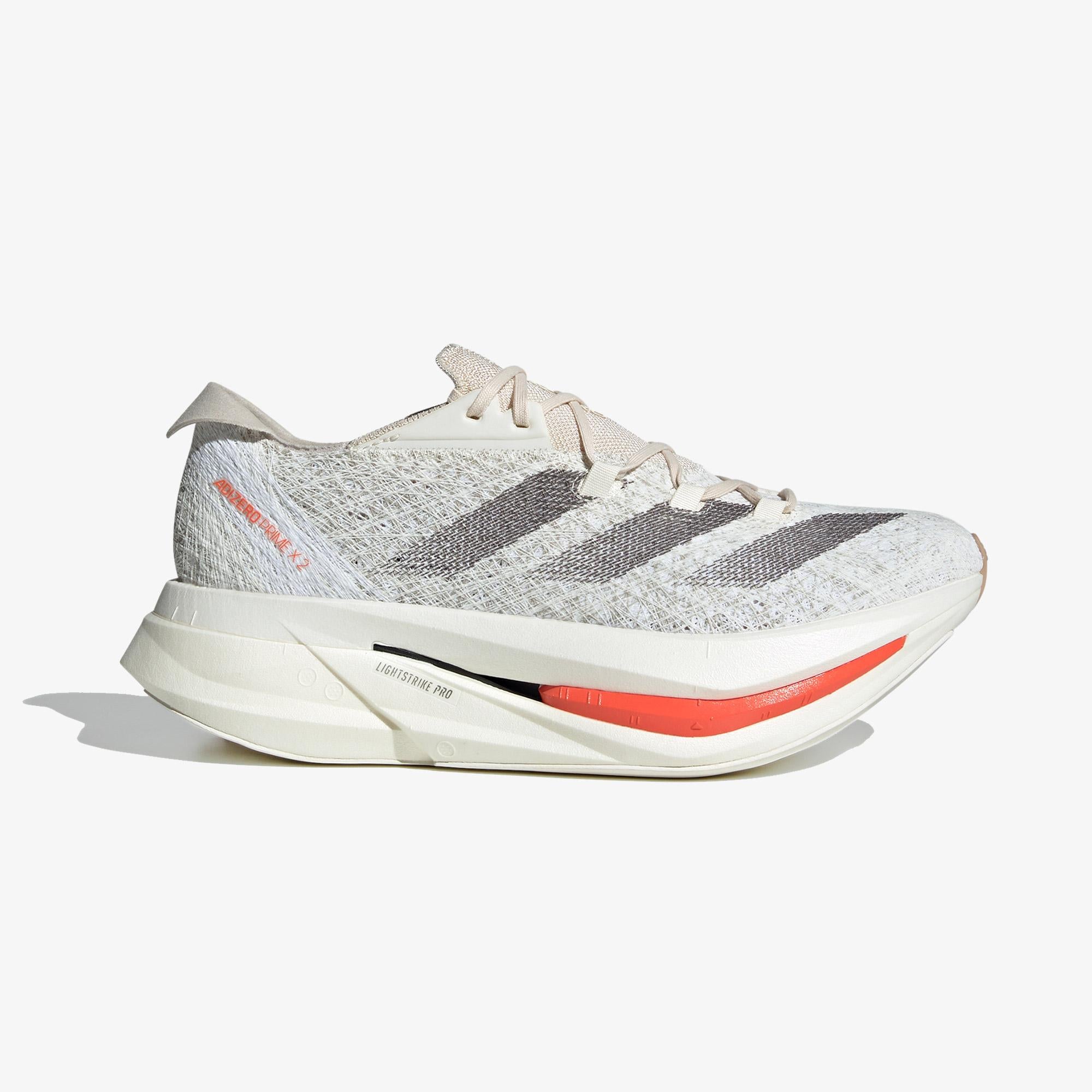 adidas Adizero Prime X 2.0 Strung Unisex Beyaz Koşu Ayakkabısı