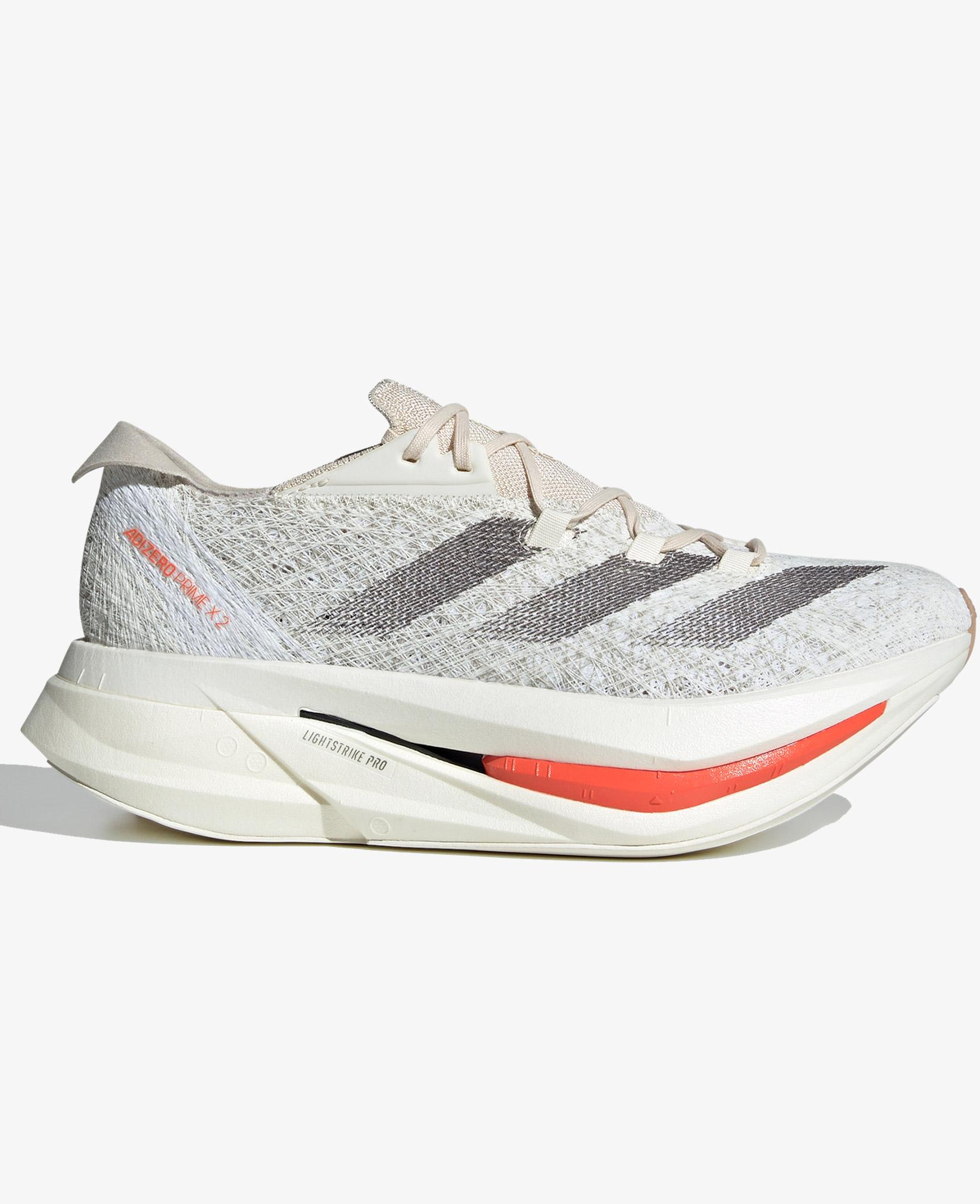 adidas Adizero Prime X 2.0 Strung Unisex Beyaz Koşu Ayakkabısı