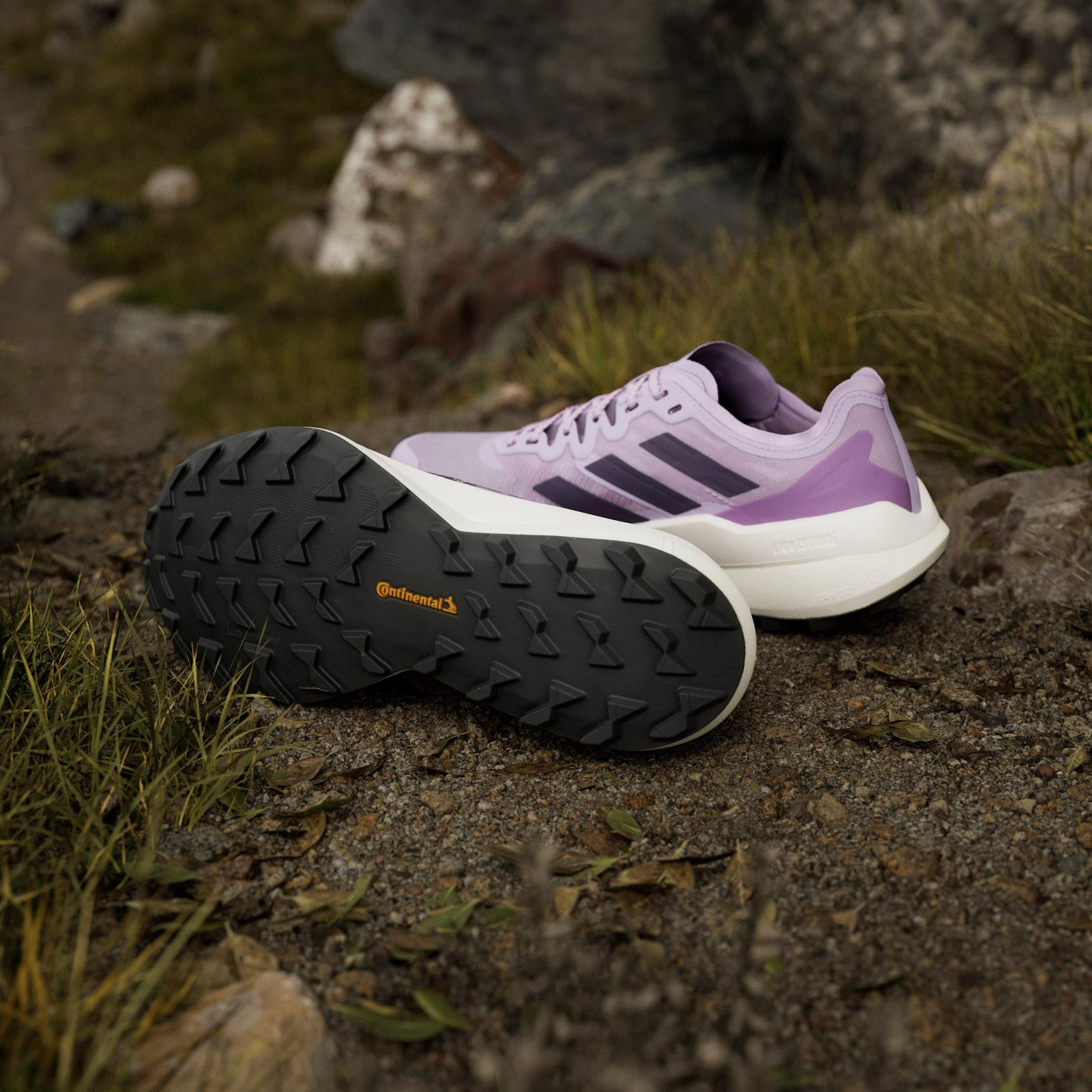 adidas Terrex Agravic Speed Kadın Mor Koşu Ayakkabısı
