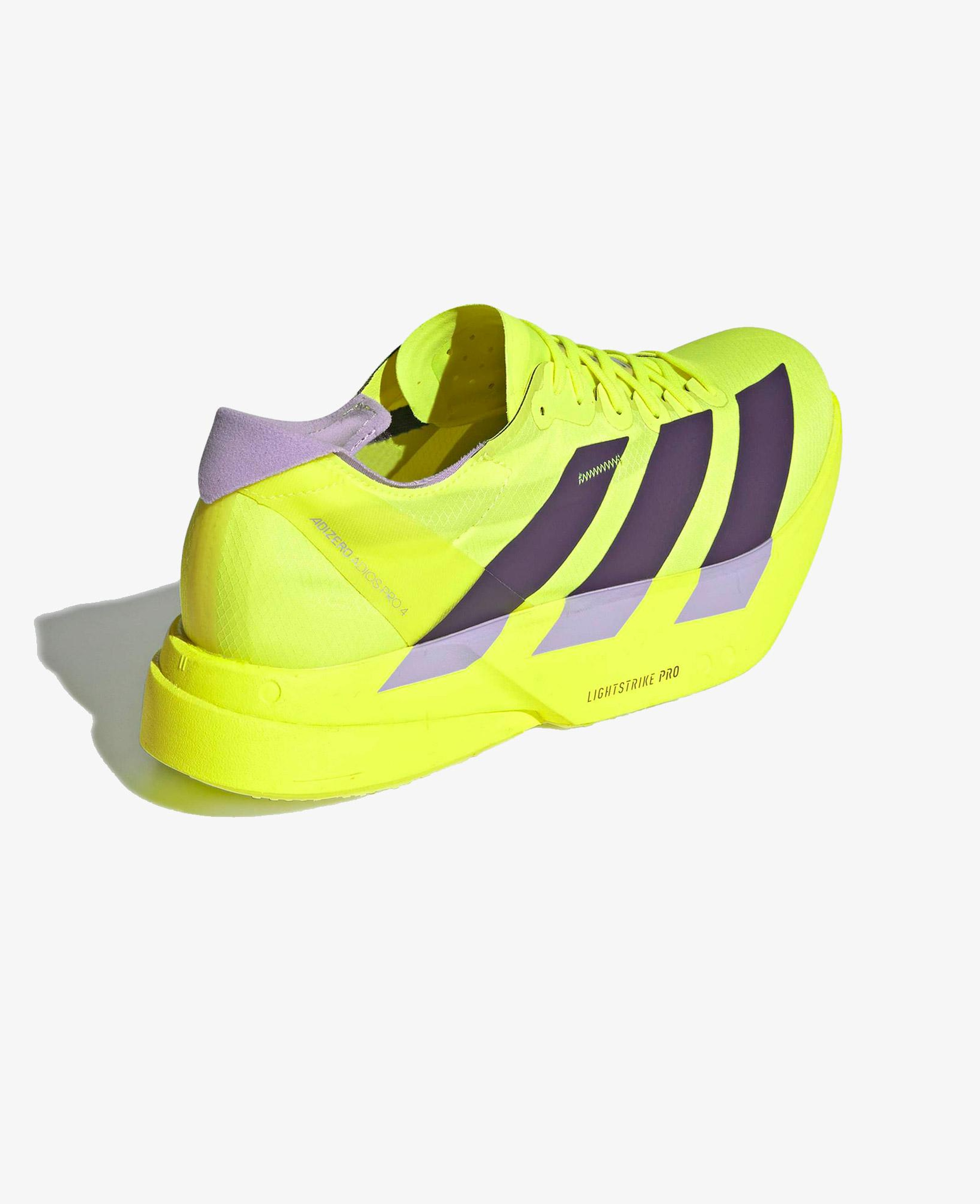 adidas Adizero Adios Pro 4 Erkek Sarı Koşu Ayakkabısı
