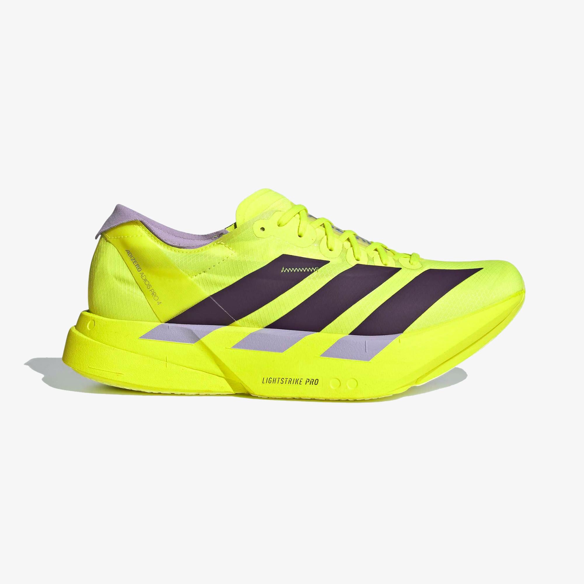 adidas Adizero Adios Pro 4 Erkek Sarı Koşu Ayakkabısı