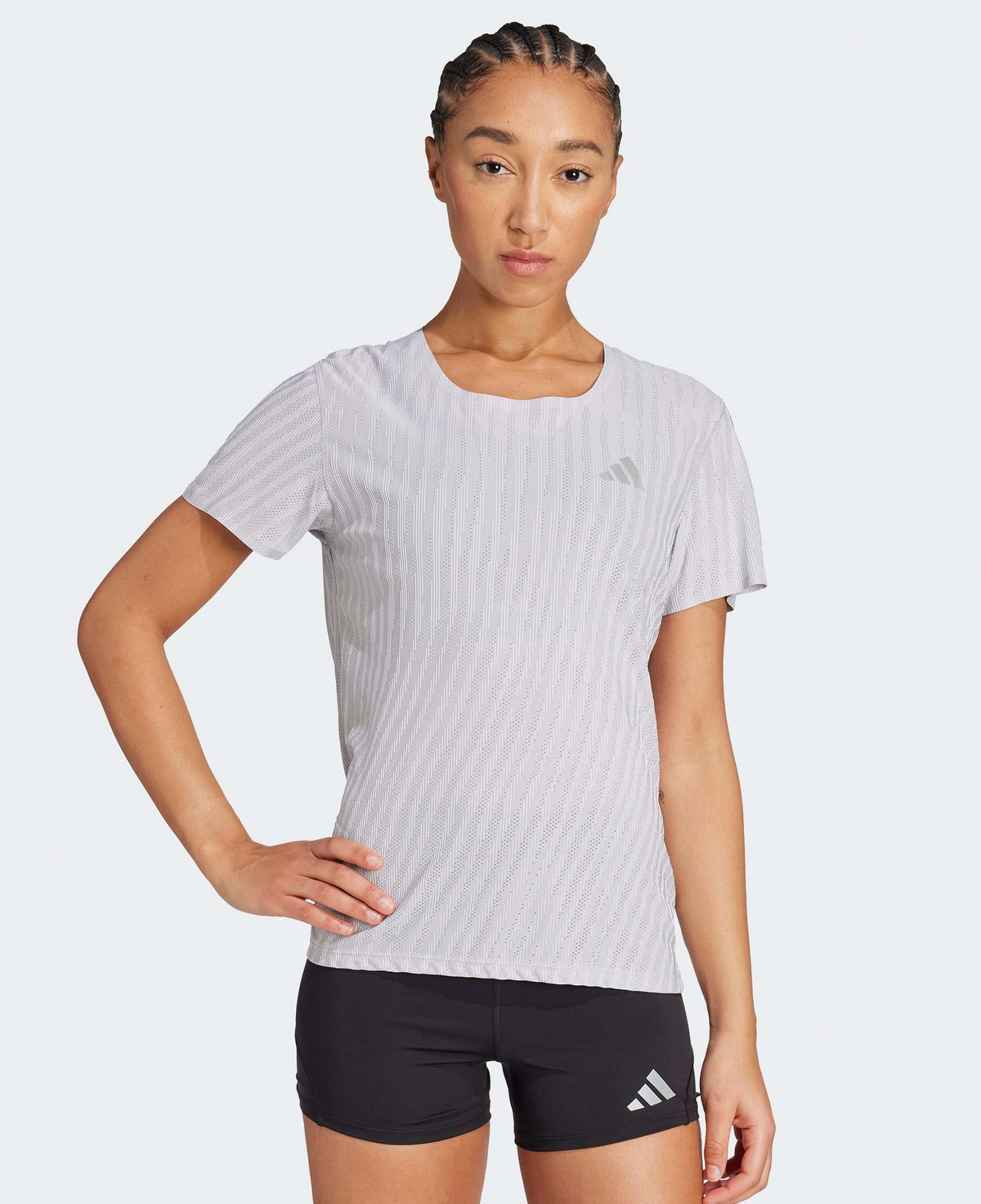 adidas Adi365 Running Climacool+ Kadın Gri Koşu T-Shirt