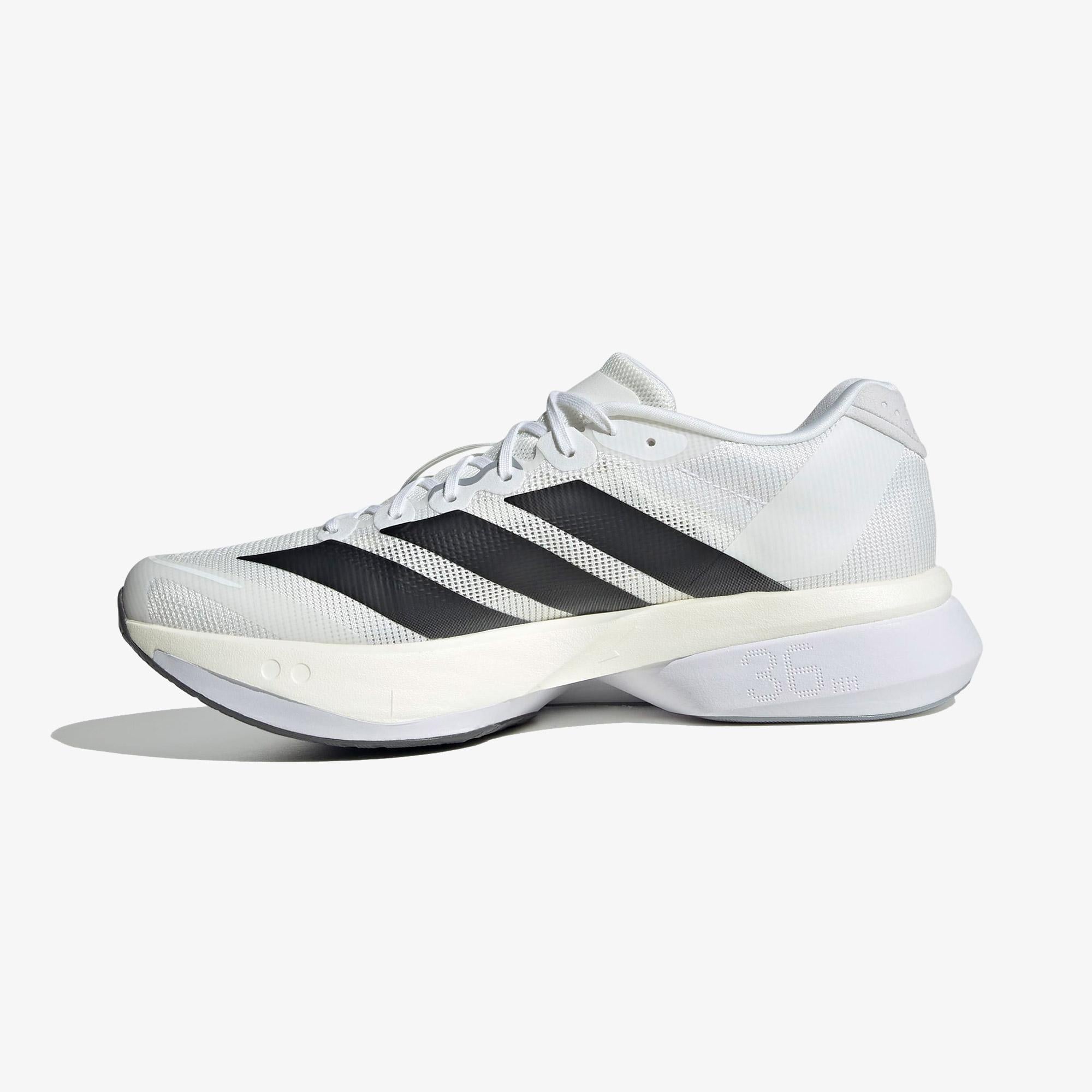 adidas Adizero Boston 13 Erkek Beyaz Koşu Ayakkabısı