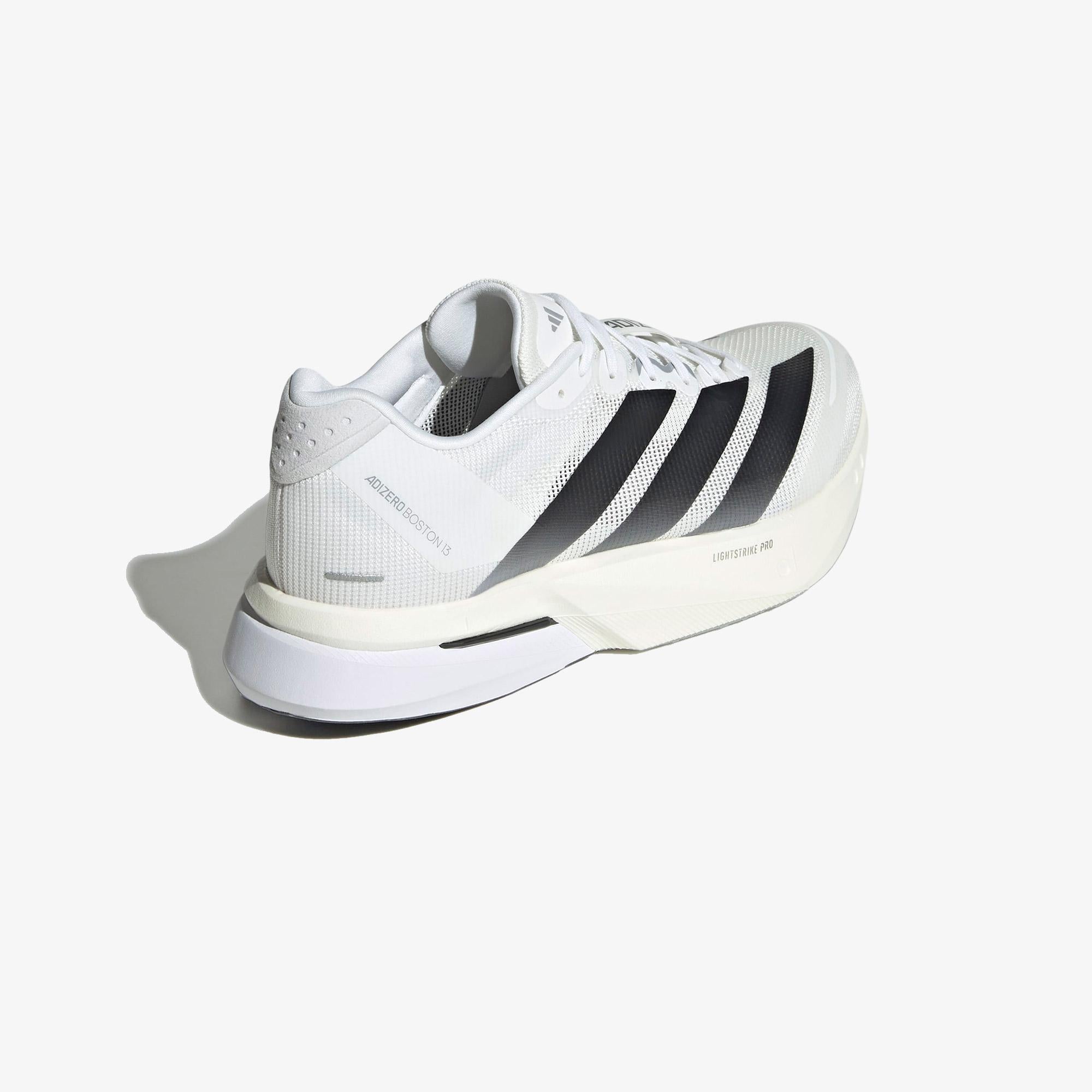 adidas Adizero Boston 13 Erkek Beyaz Koşu Ayakkabısı