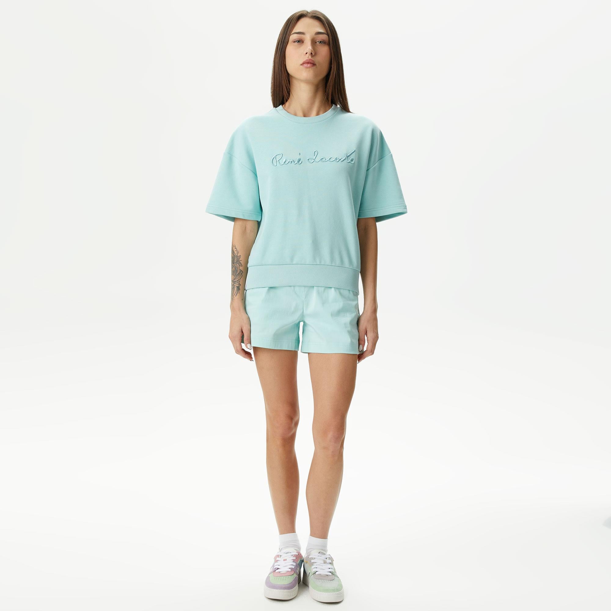 Kadın Regular Fit Yeşil Şort