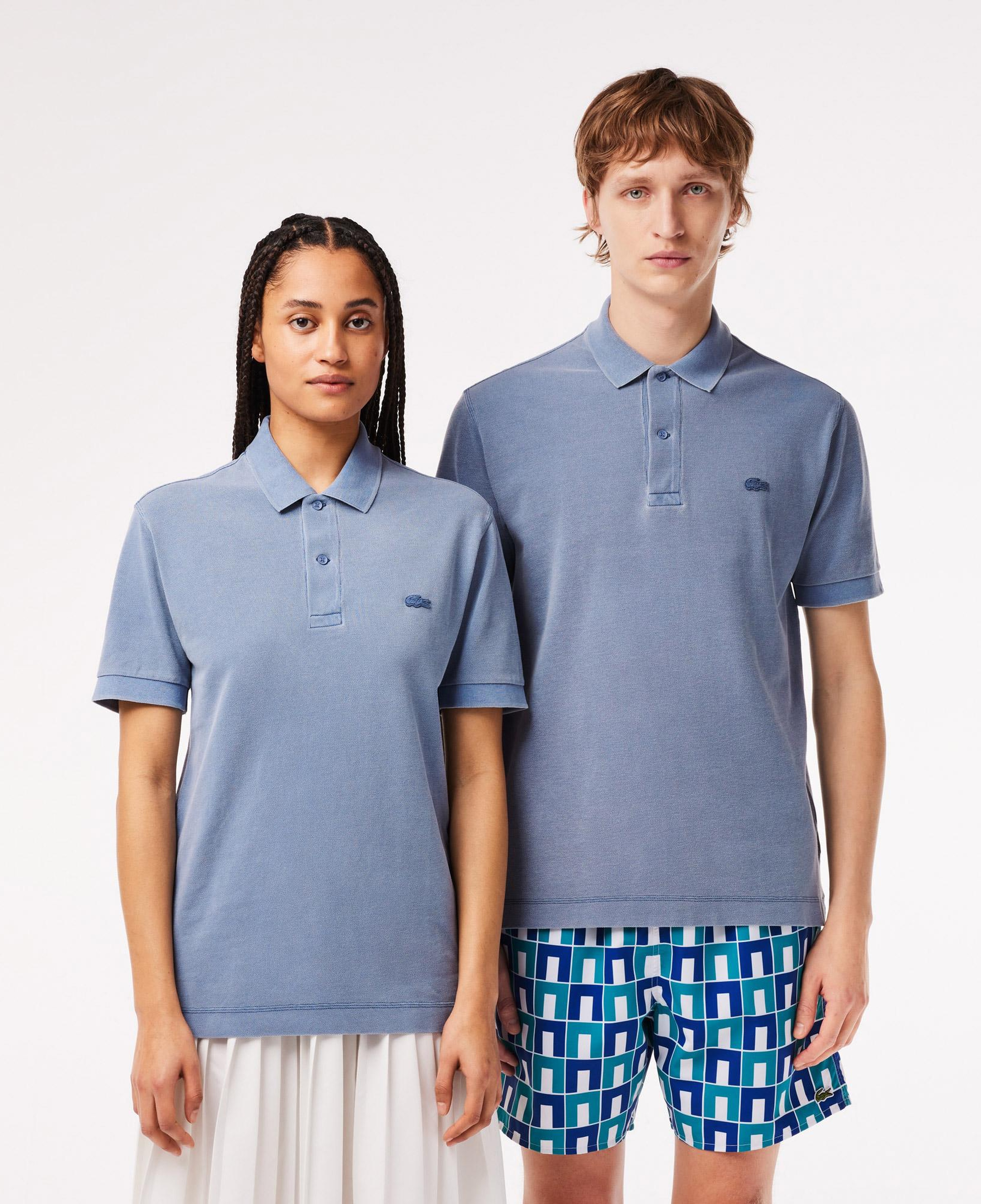 Unisex Classic Fit Mavi Polo