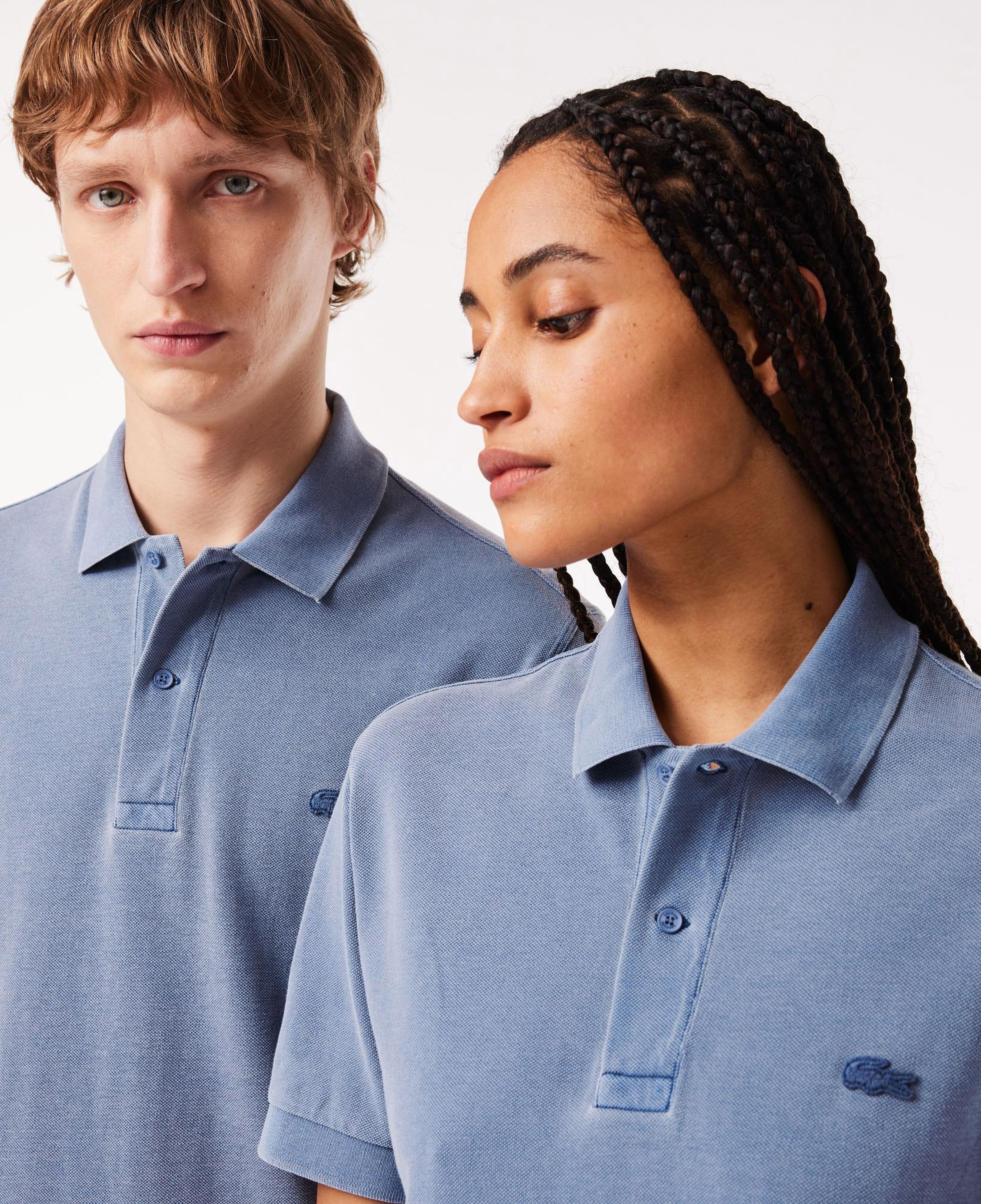 Unisex Classic Fit Mavi Polo