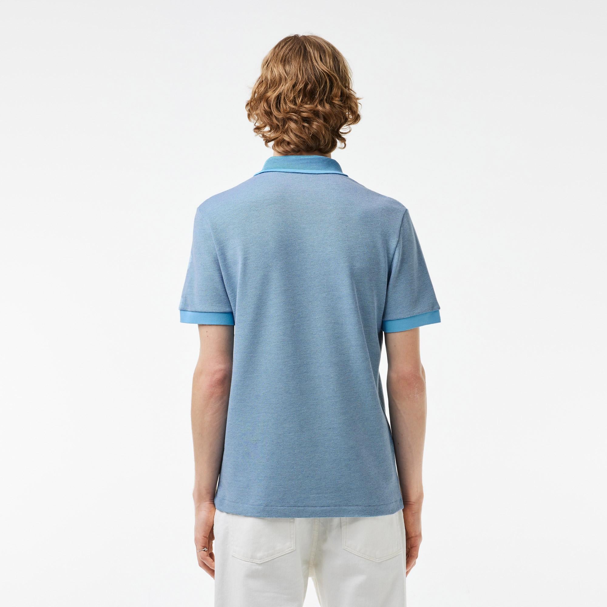 Erkek Regular Fit Mavi Polo