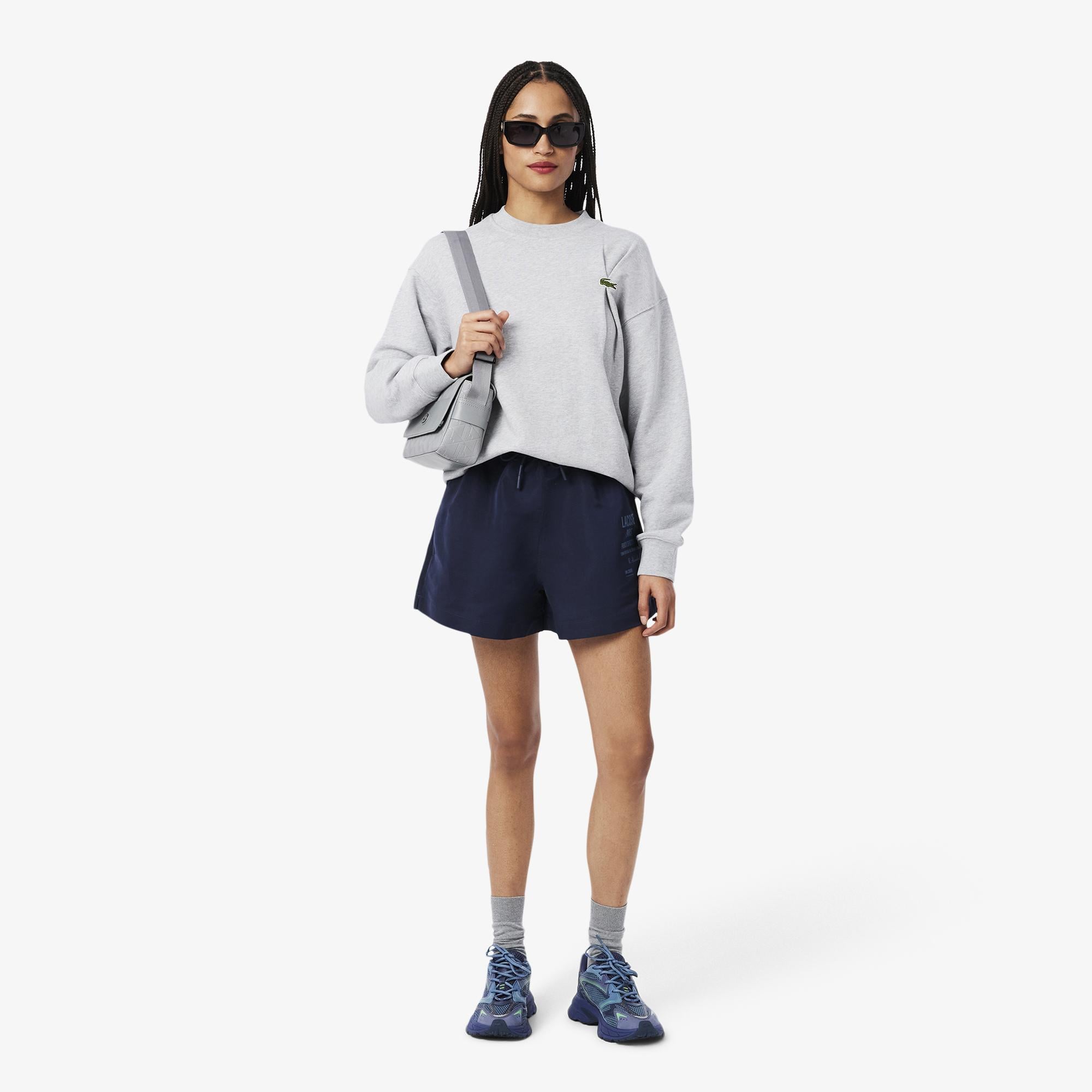 Lacoste L003 Neo Shot Kadın Lacivert Spor Ayakkabı