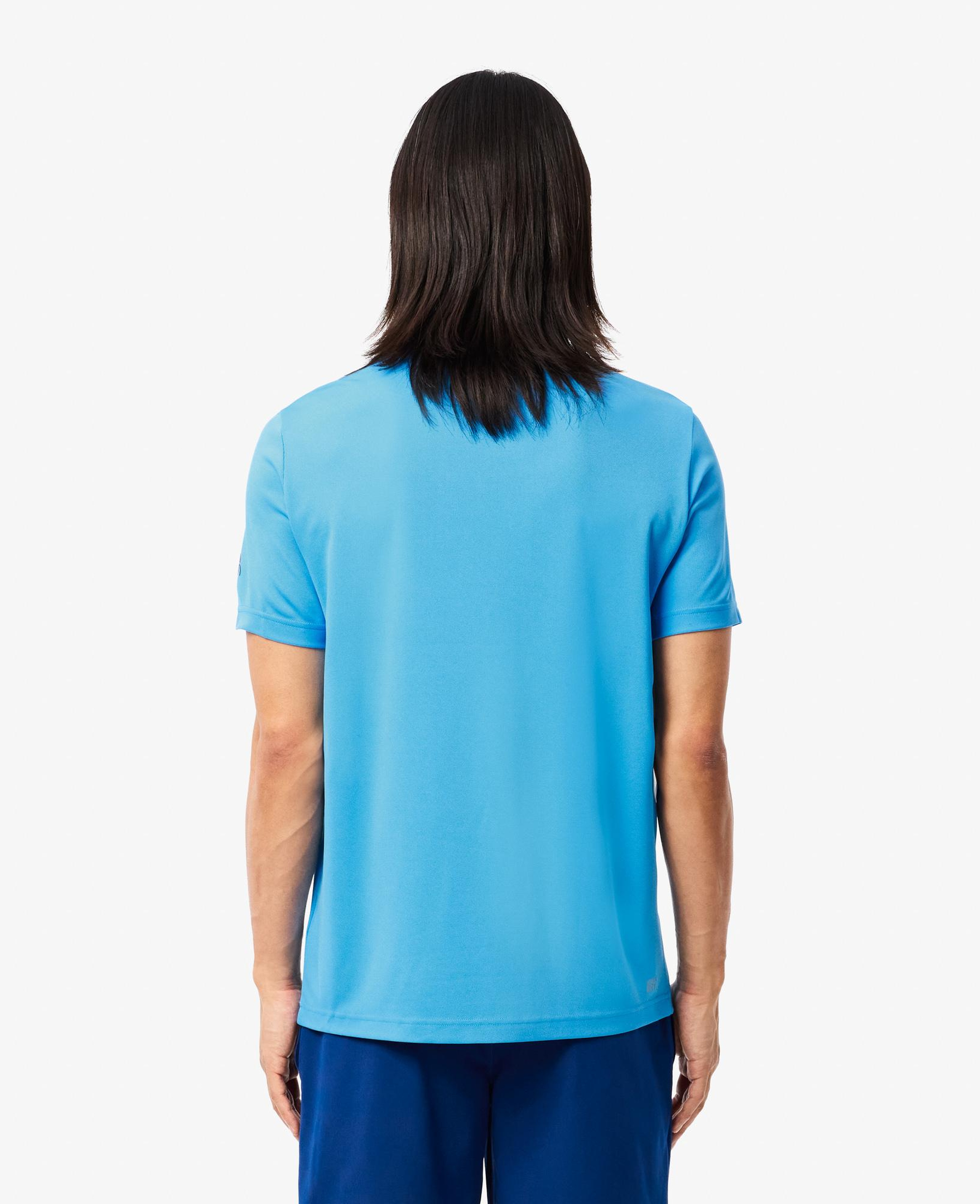 Erkek Regular Fit Bisiklet Yaka Baskılı Mavi T-Shirt