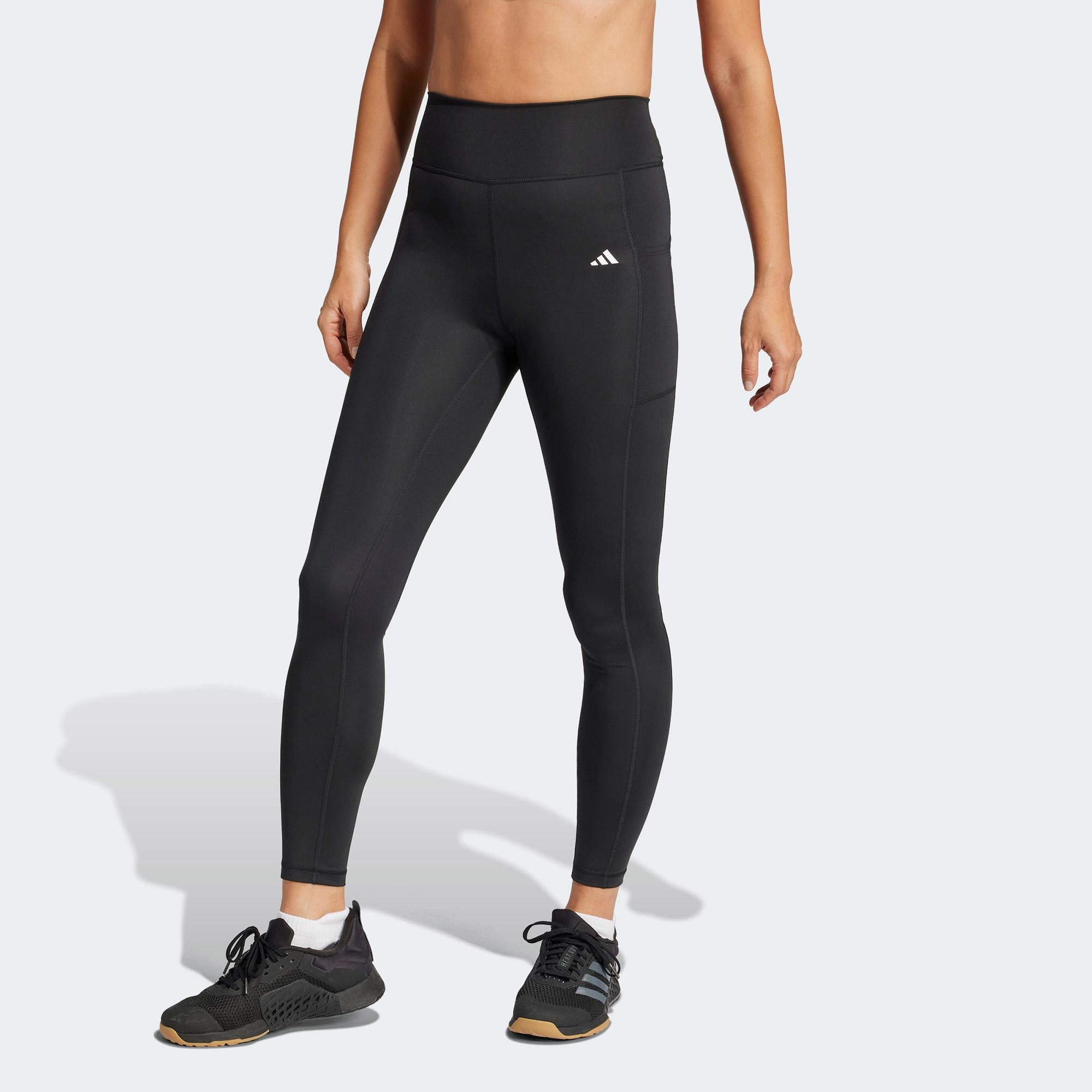 adidas Optime Stash 7/8 Kadın Siyah Tayt
